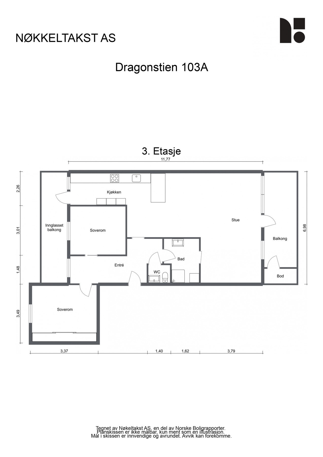 Plantegning Galleribilde
