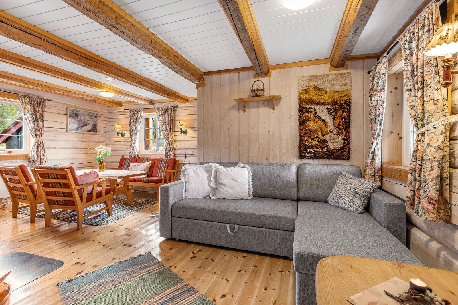 Her har man muligheter til å ha familie og venner på besøk samtidig som man kan trekke seg tilbake og ha litt privatliv. Galleribilde