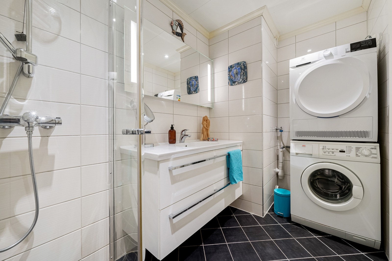 Badet er oppgradert i regi av borettslaget i 2015 Galleribilde