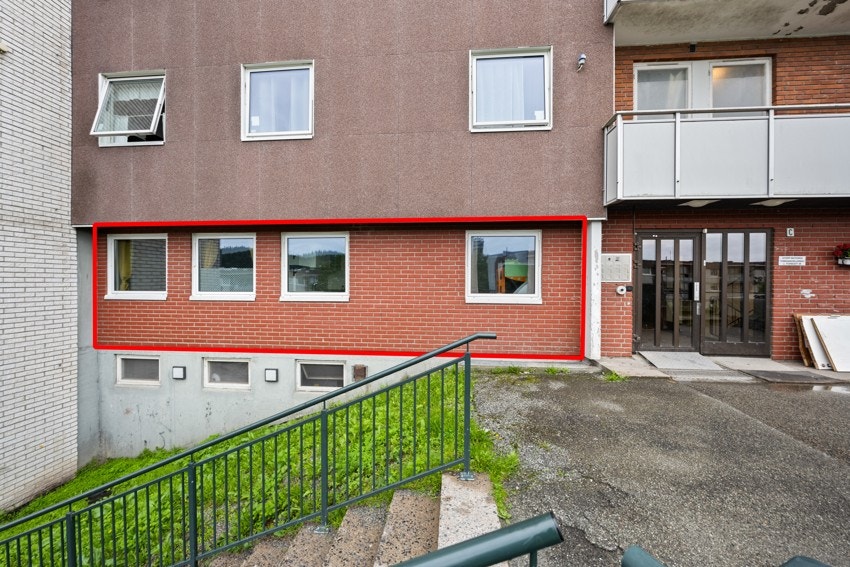 Leiligheten ligger i første etasje Galleribilde