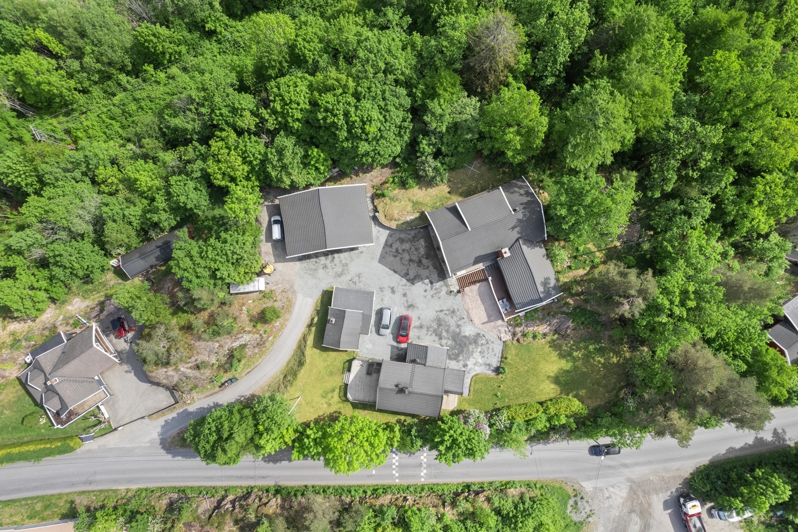 Dronebilde av eiendommen Galleribilde