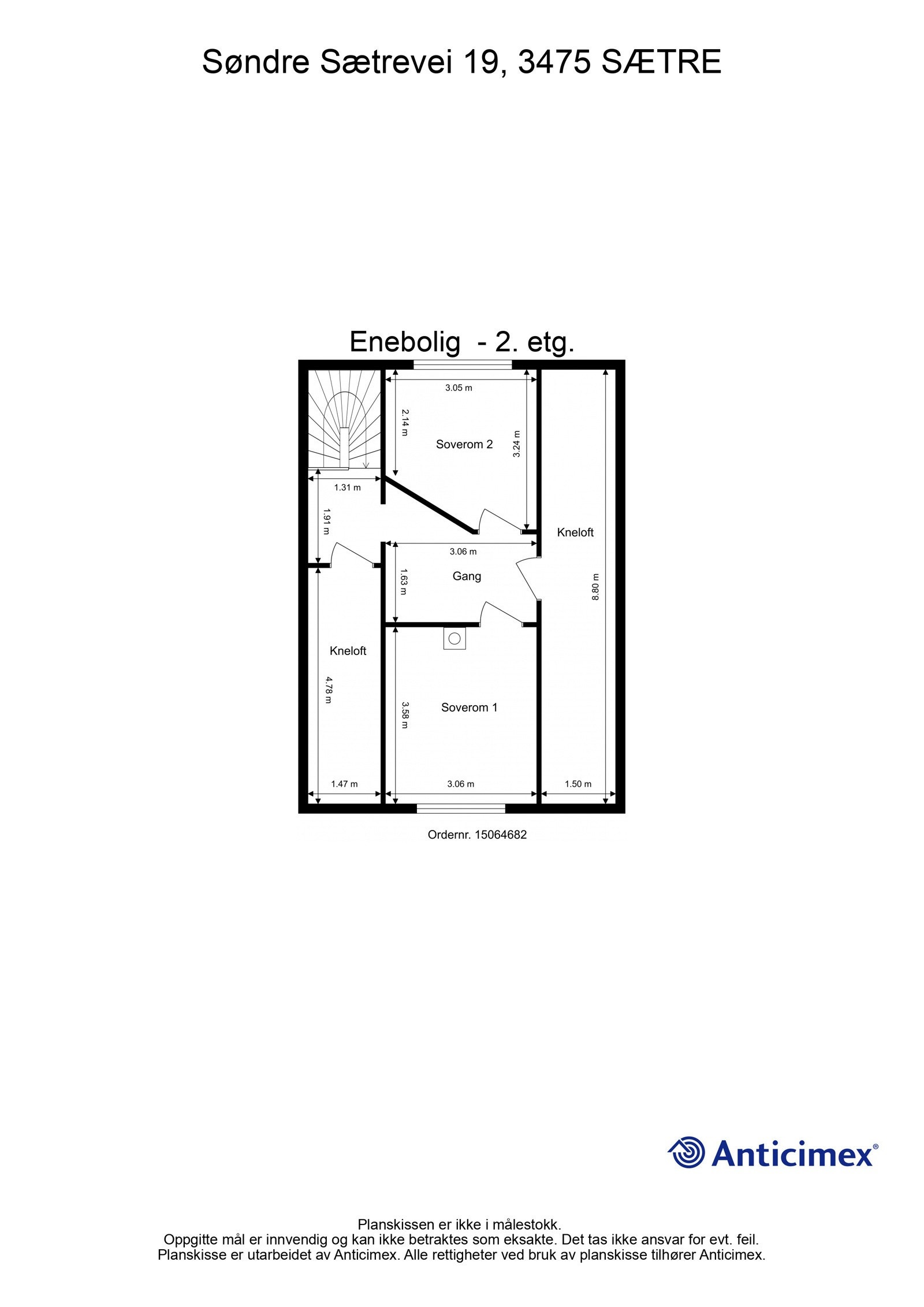 Plantegning 2.etasje Galleribilde