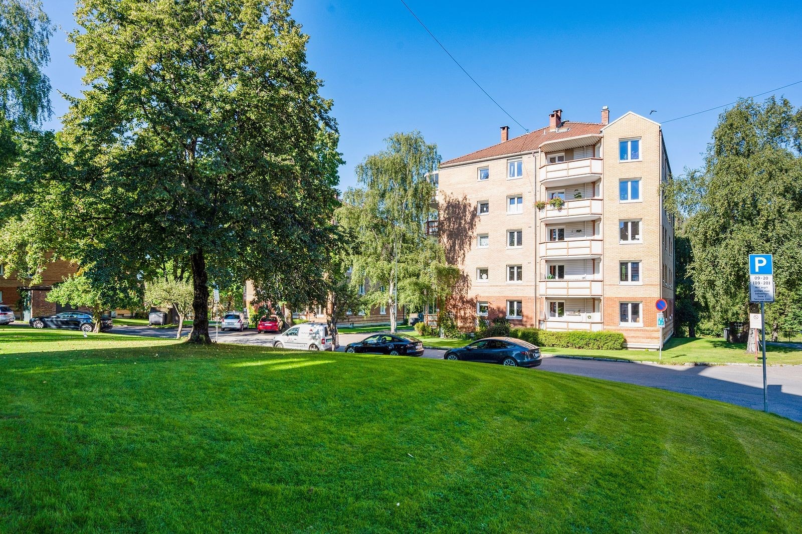 Valle Hovin er et flott og naturskjønt område med rolige omgivelser. Galleribilde