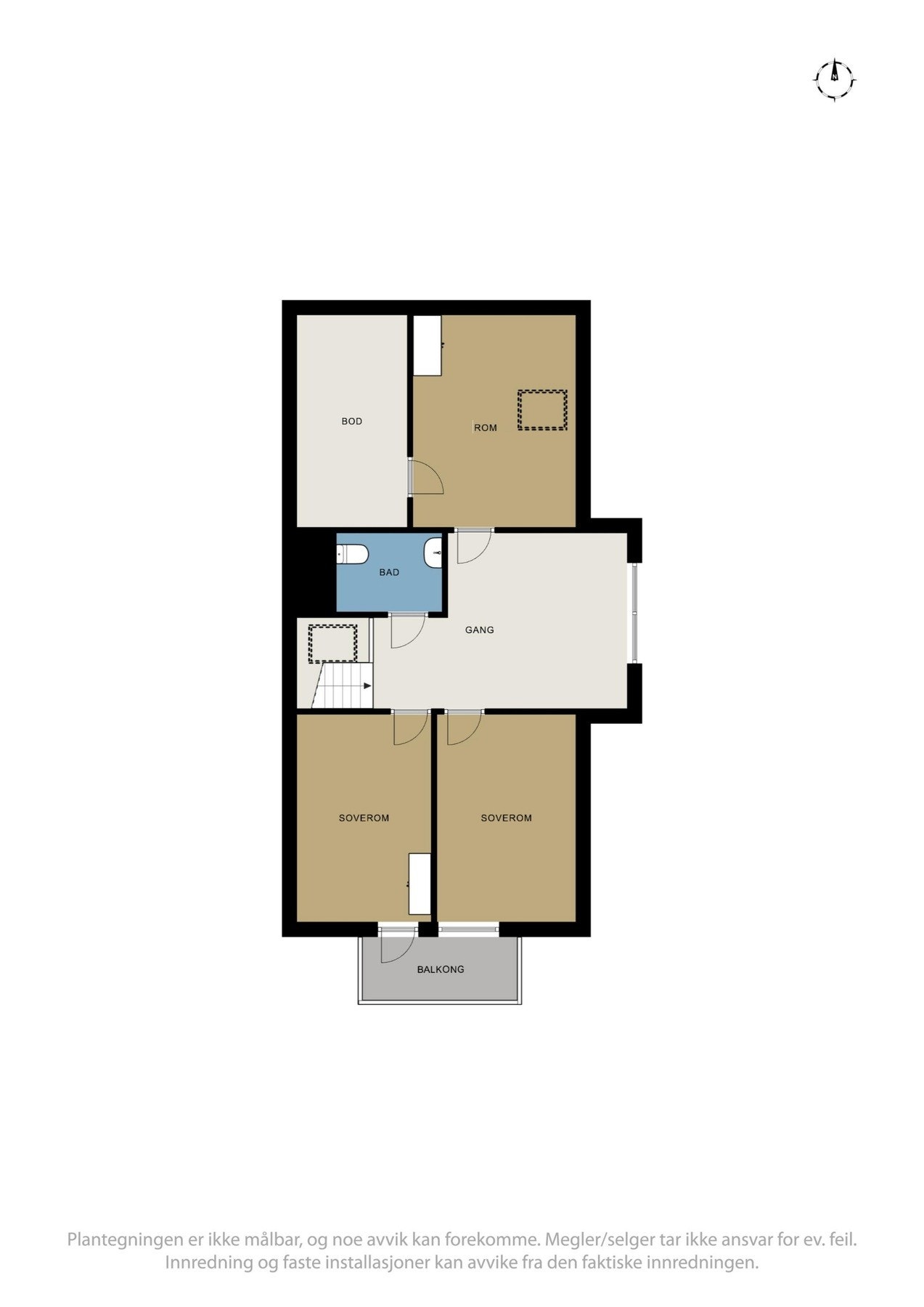 Plantegning - Loft Galleribilde
