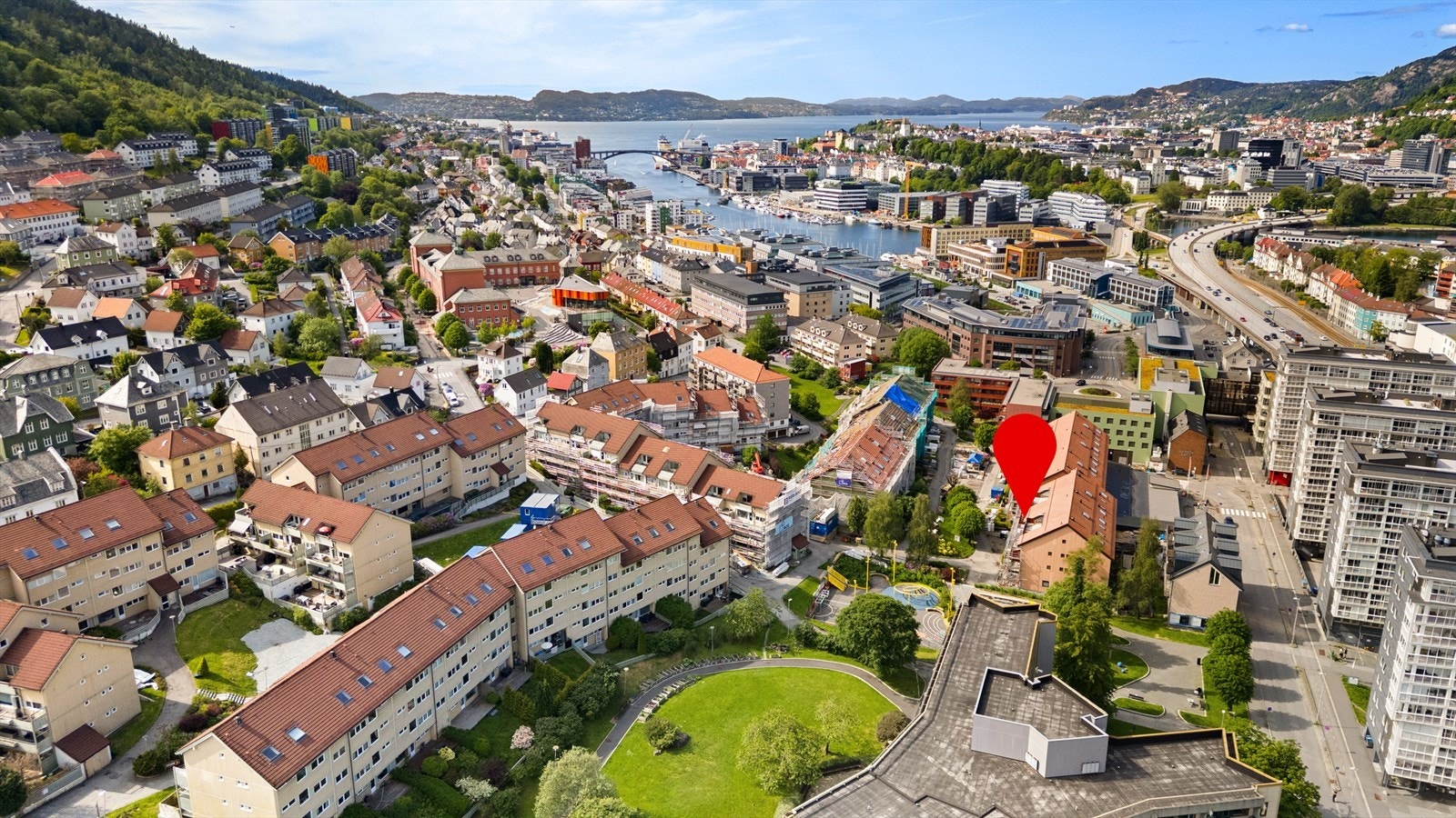 Sentral og rolig beliggenhet like ved Danmarksplass Galleribilde