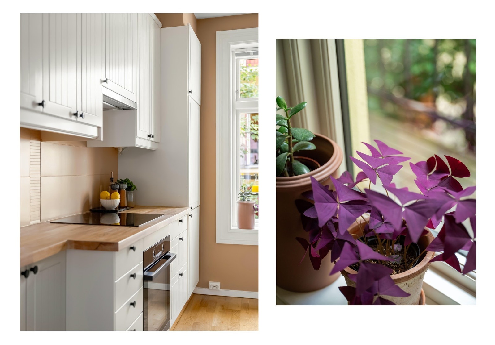 I tillegg er det god benkeplass for matlaging. Det er downlights i tak for god belysning. Alle hvitevarer medfølger salget. Galleribilde