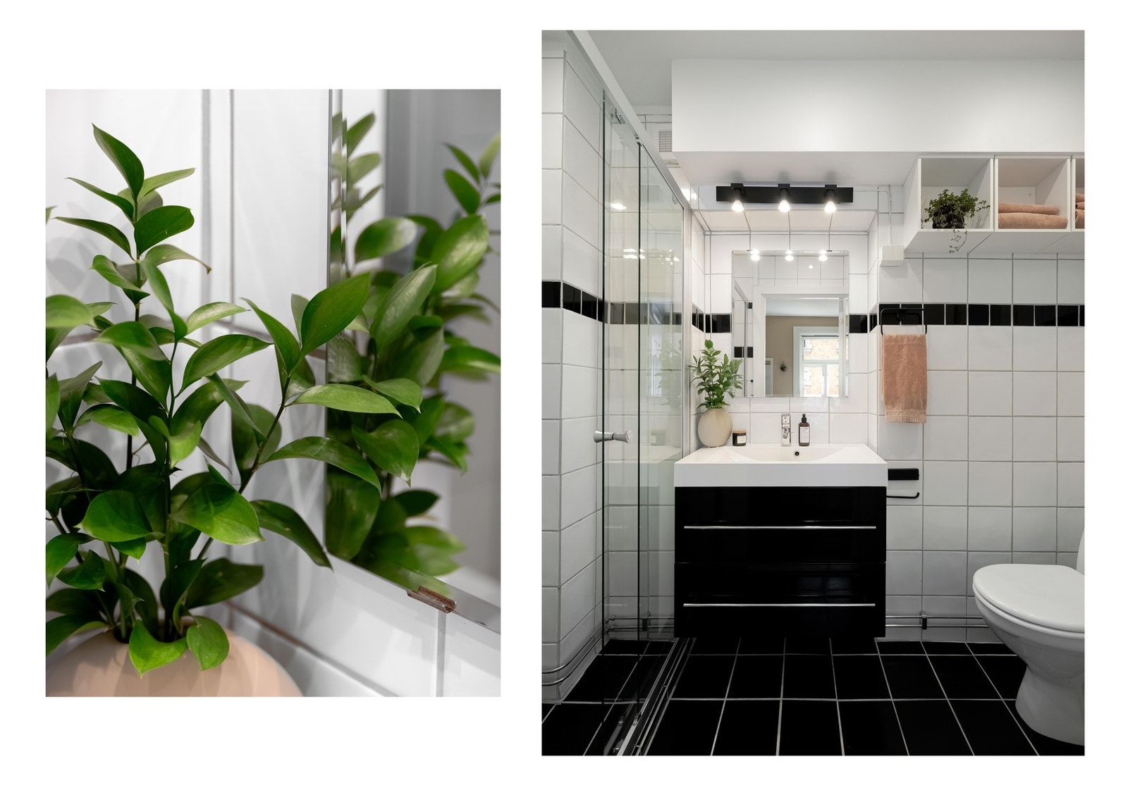 Badet er pent flislagt med lune varmekabler i gulvet. Galleribilde