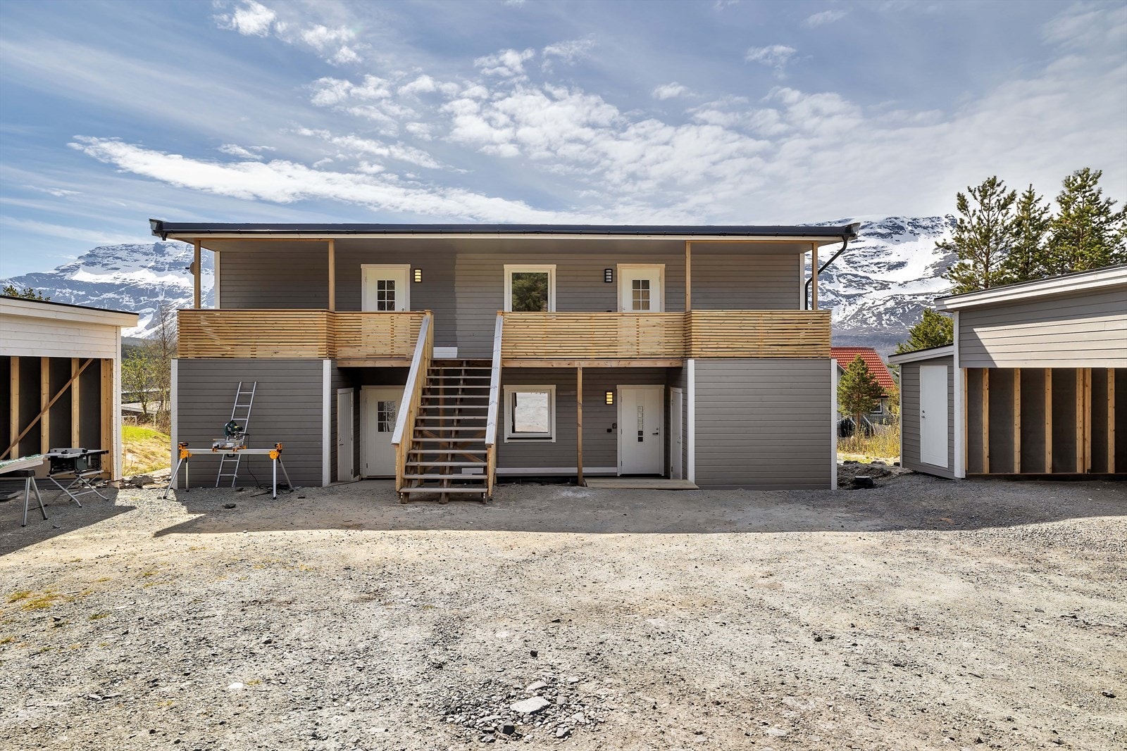 Boligen er en del av et sameie på fire seksjoner Galleribilde