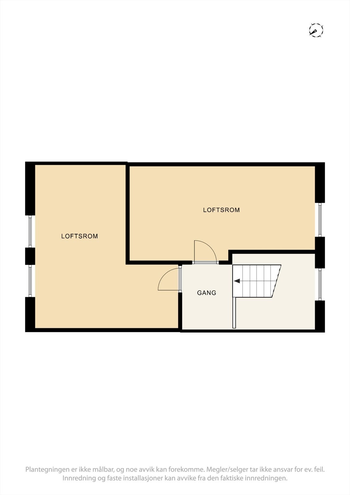 Plantegning Loft Galleribilde