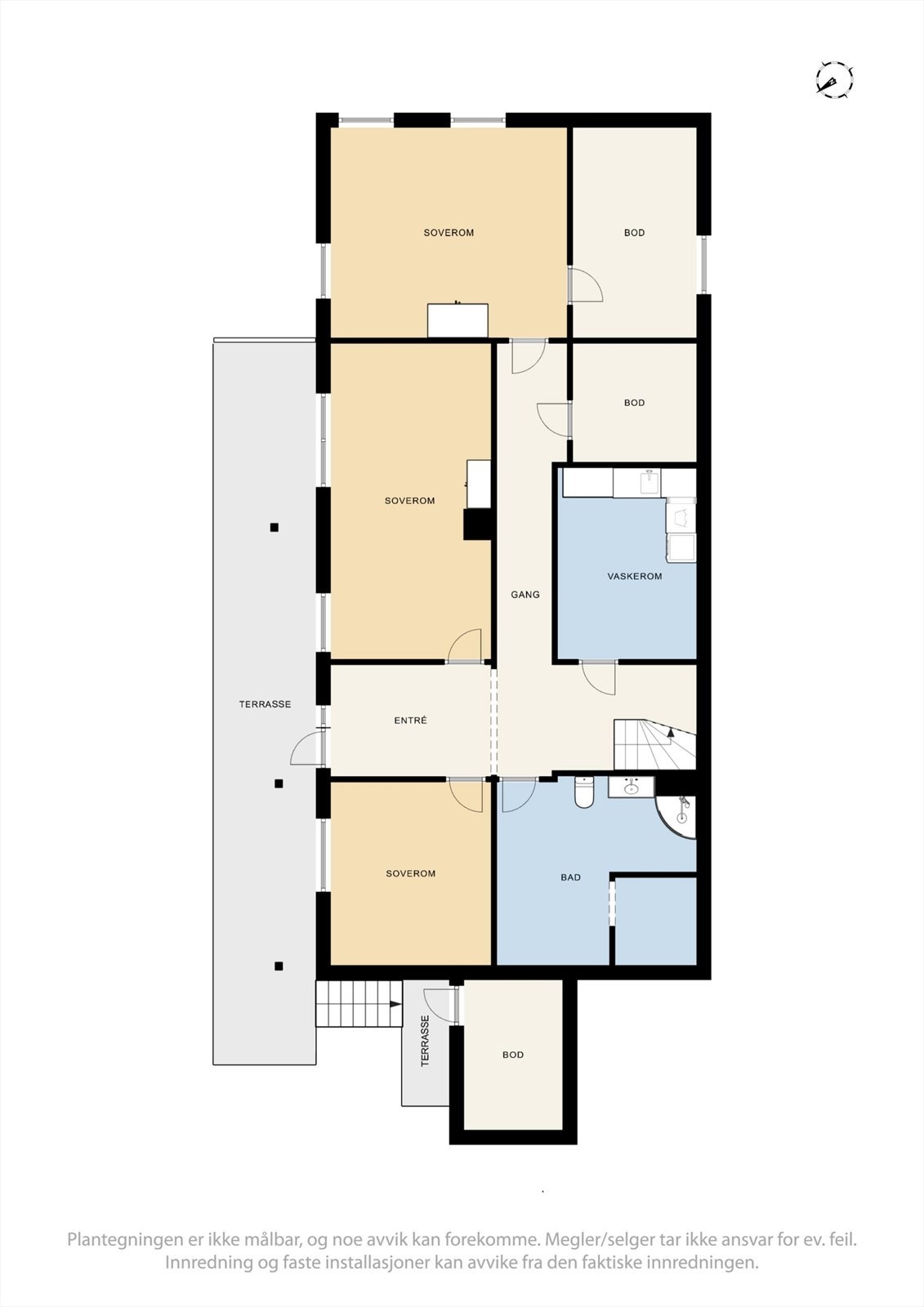 Plantegning sokkel etasje Galleribilde