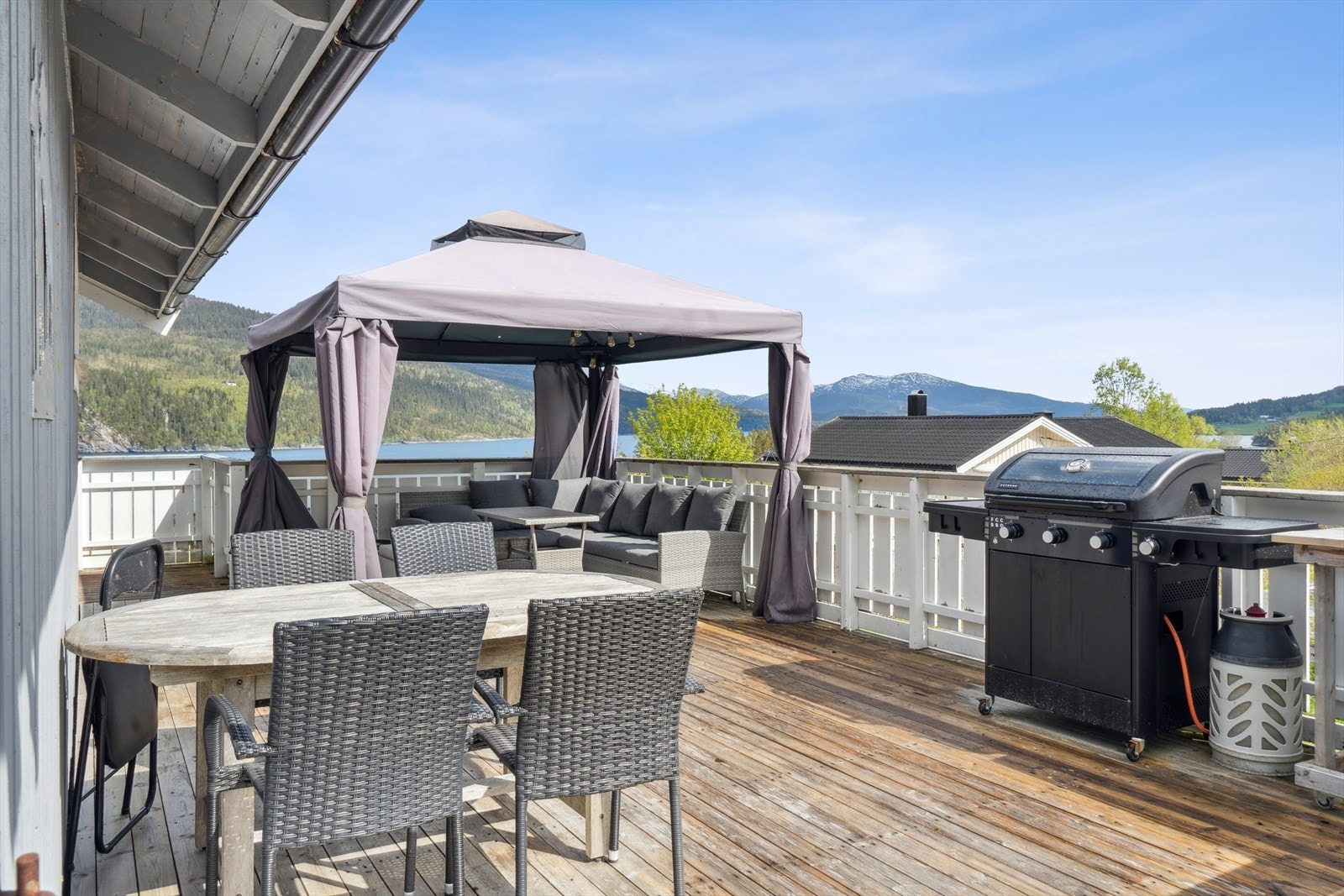 Her kan man enkelt nyte dager hvor solen titter frem Galleribilde