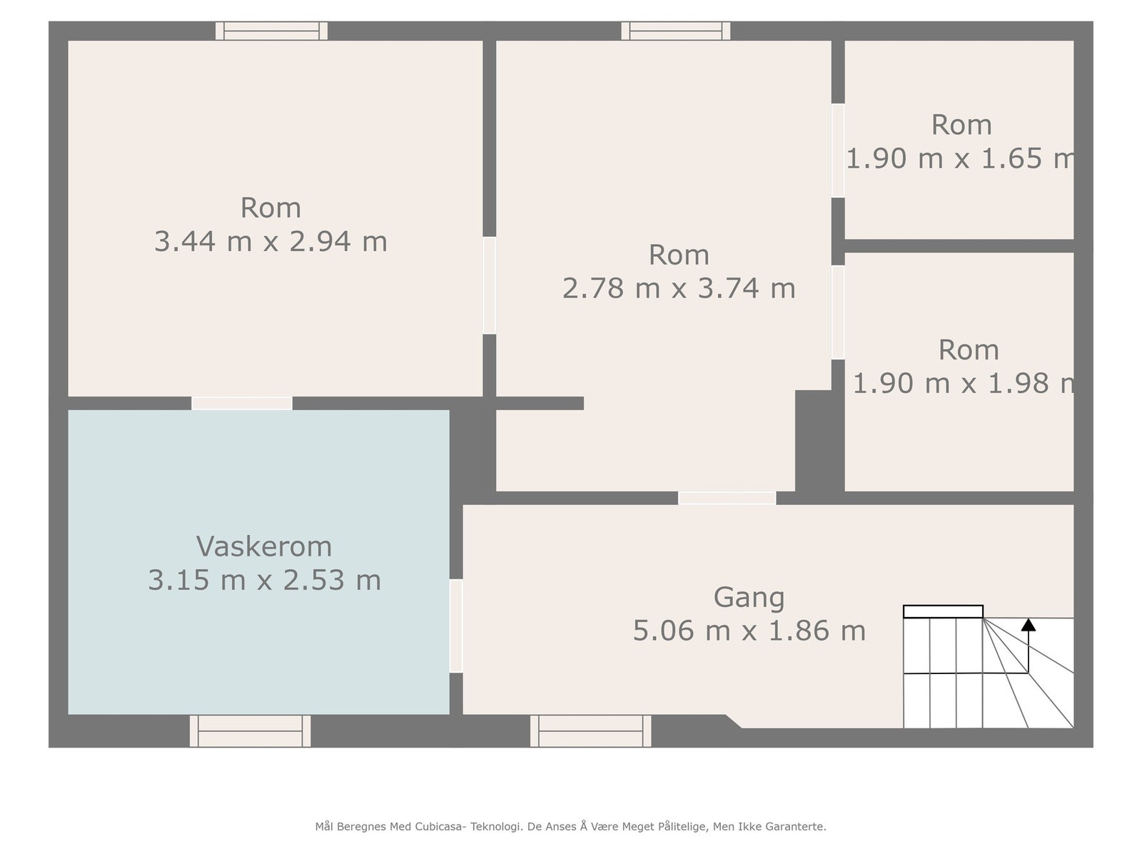 Plantegning kjeller Galleribilde