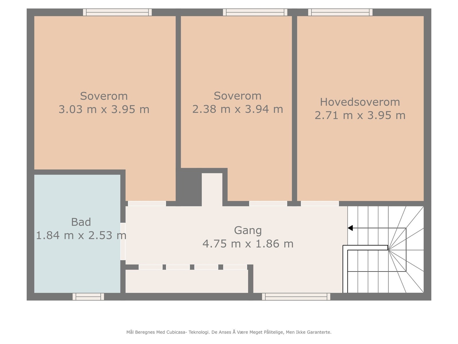 Plantegning 2. etasje Galleribilde