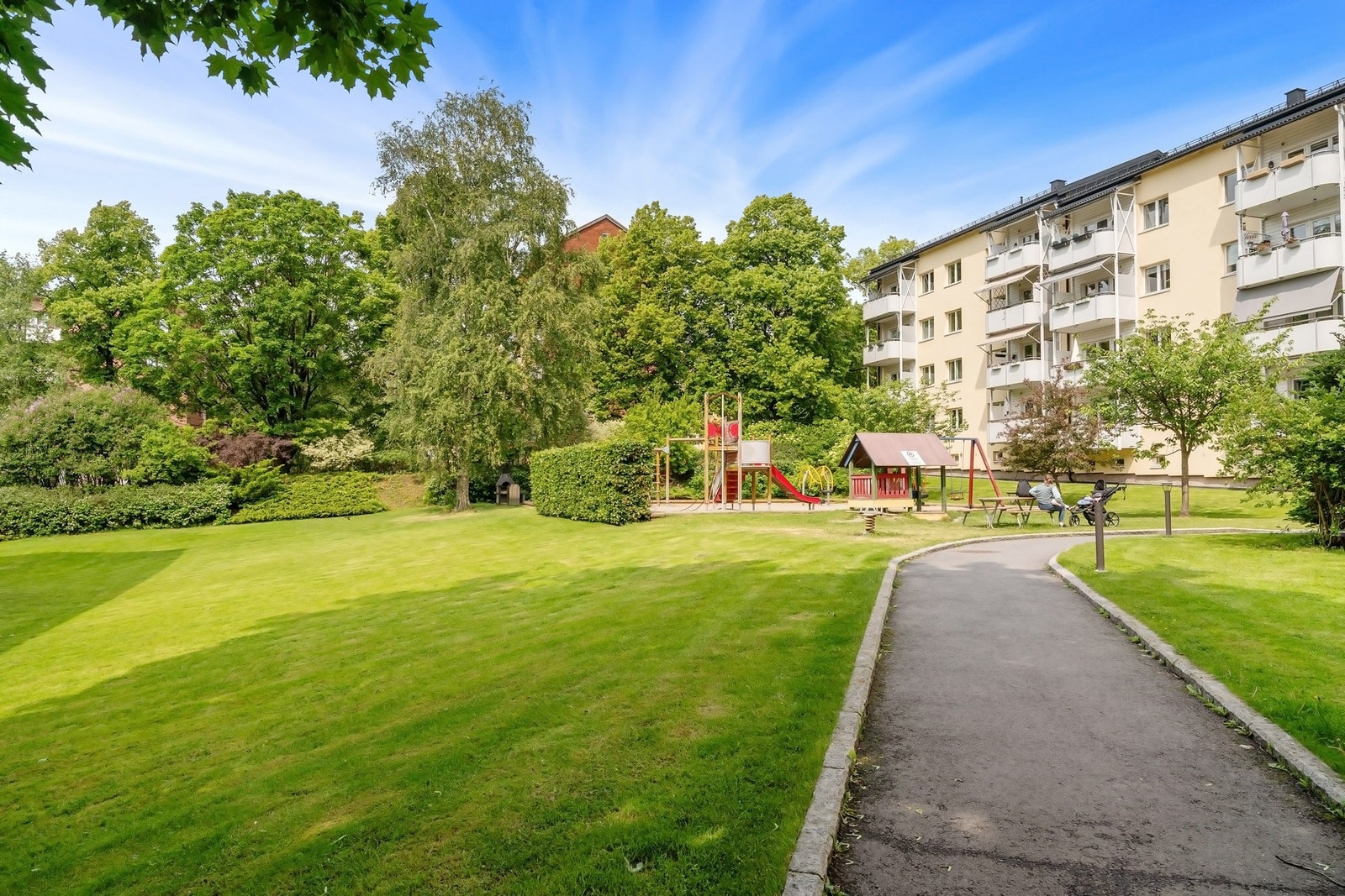 Et innbydende og hyggelig område for både store og små. Galleribilde