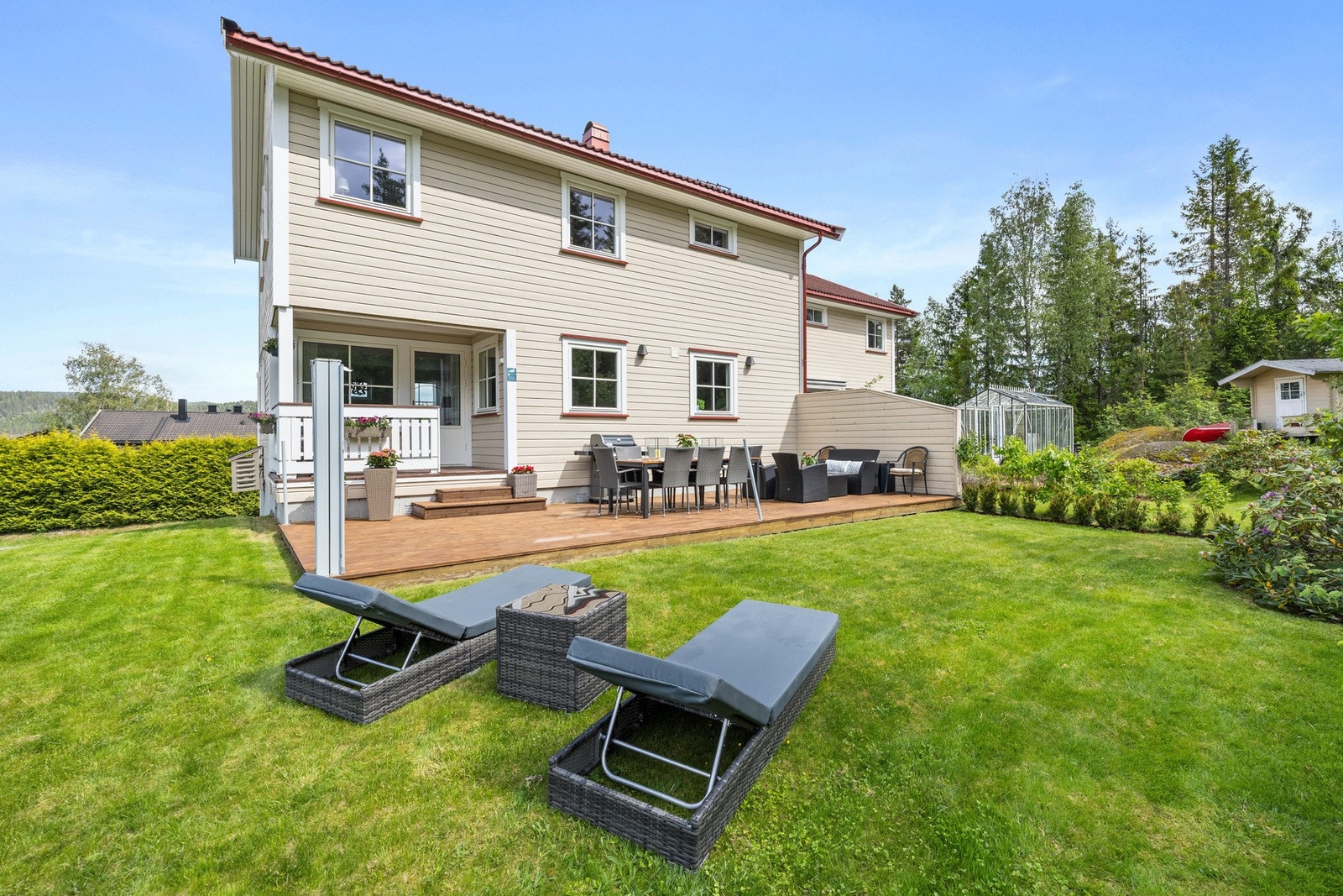 Her kan man møblere i ulike soner Galleribilde