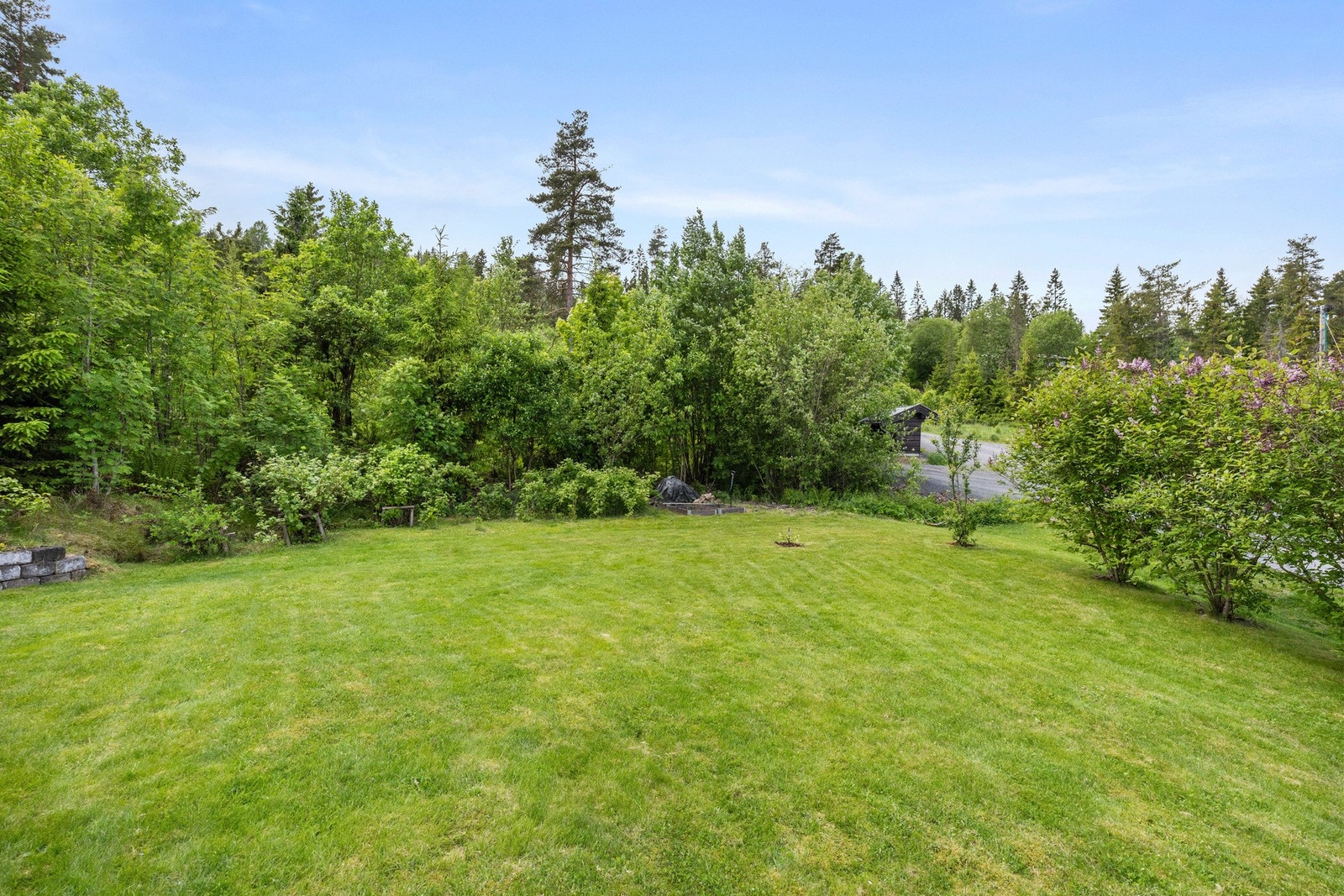 Hagen er stor og skjermet Galleribilde