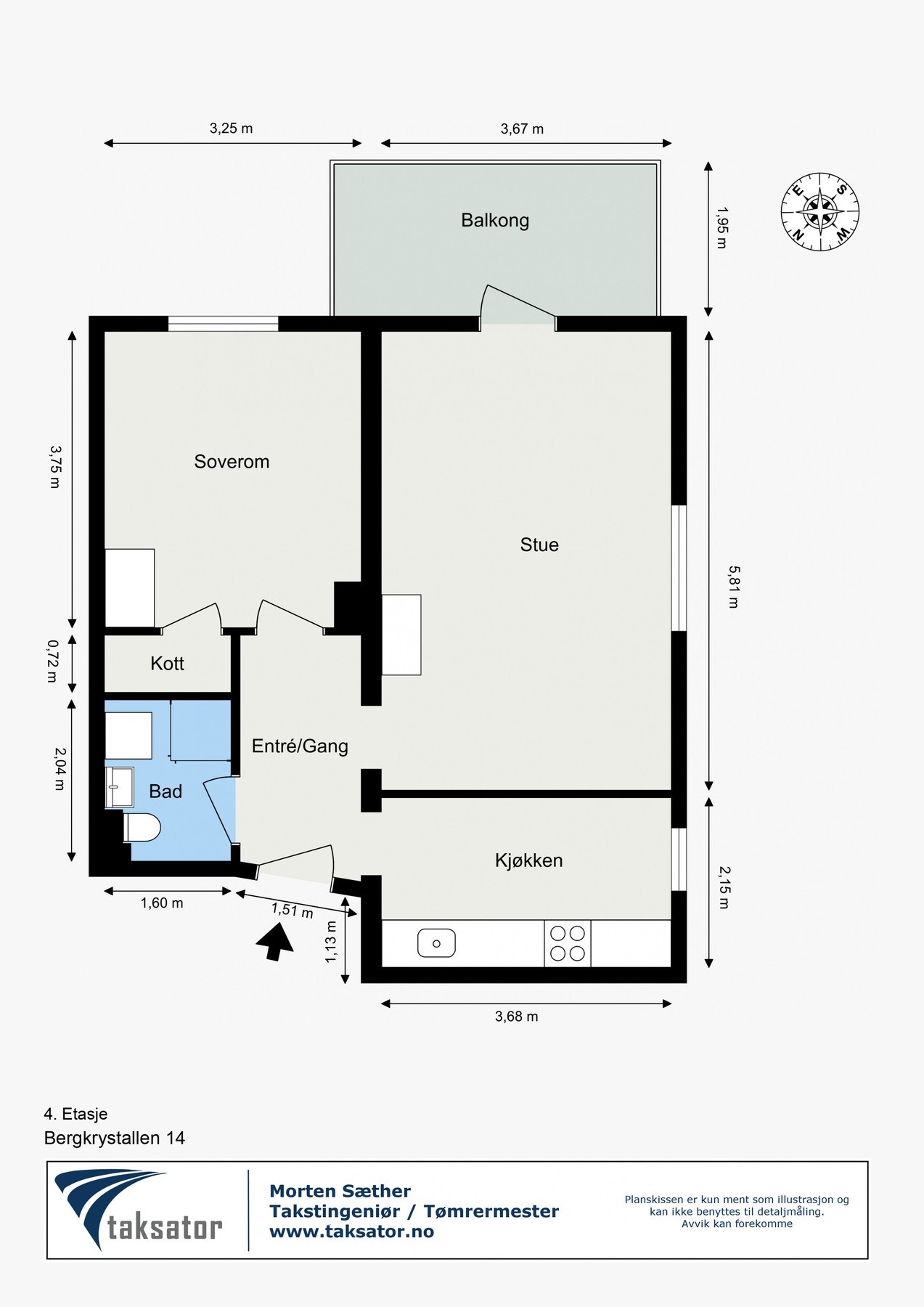Planskisse. Galleribilde