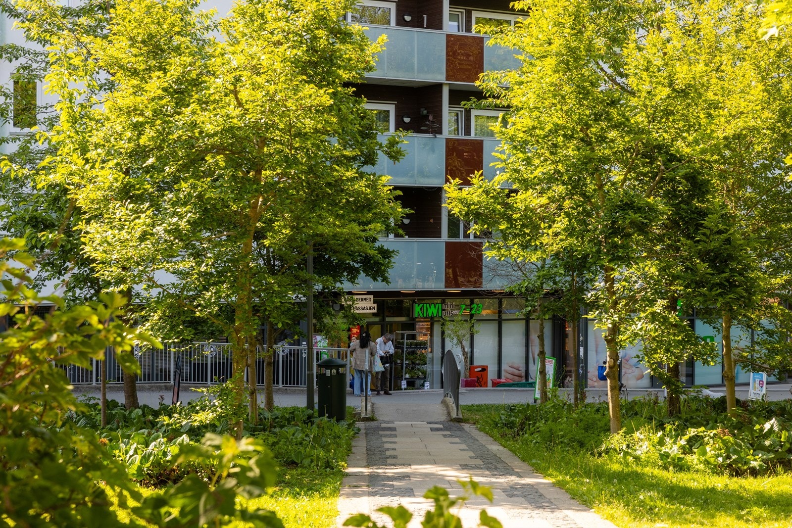 Kiwi butikk rett under leiligheten Galleribilde