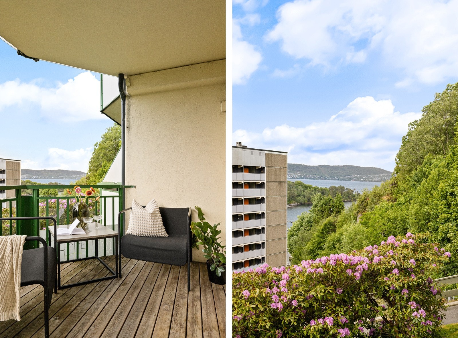 Det er god plass til å møblere med utemøbler og grill på balkongen. Galleribilde