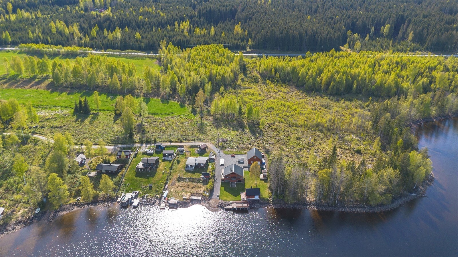 Området har i dag allerede noen fritidseiendommer. Galleribilde