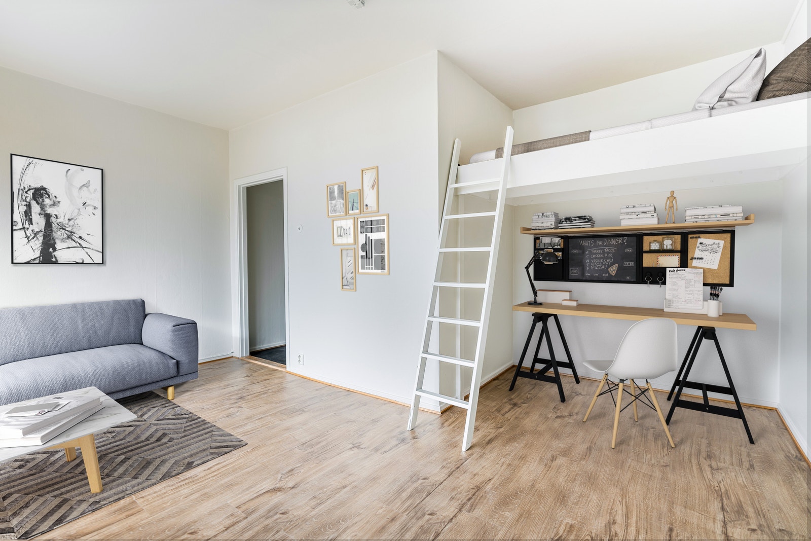 Illustrasjonsmøble. Galleribilde