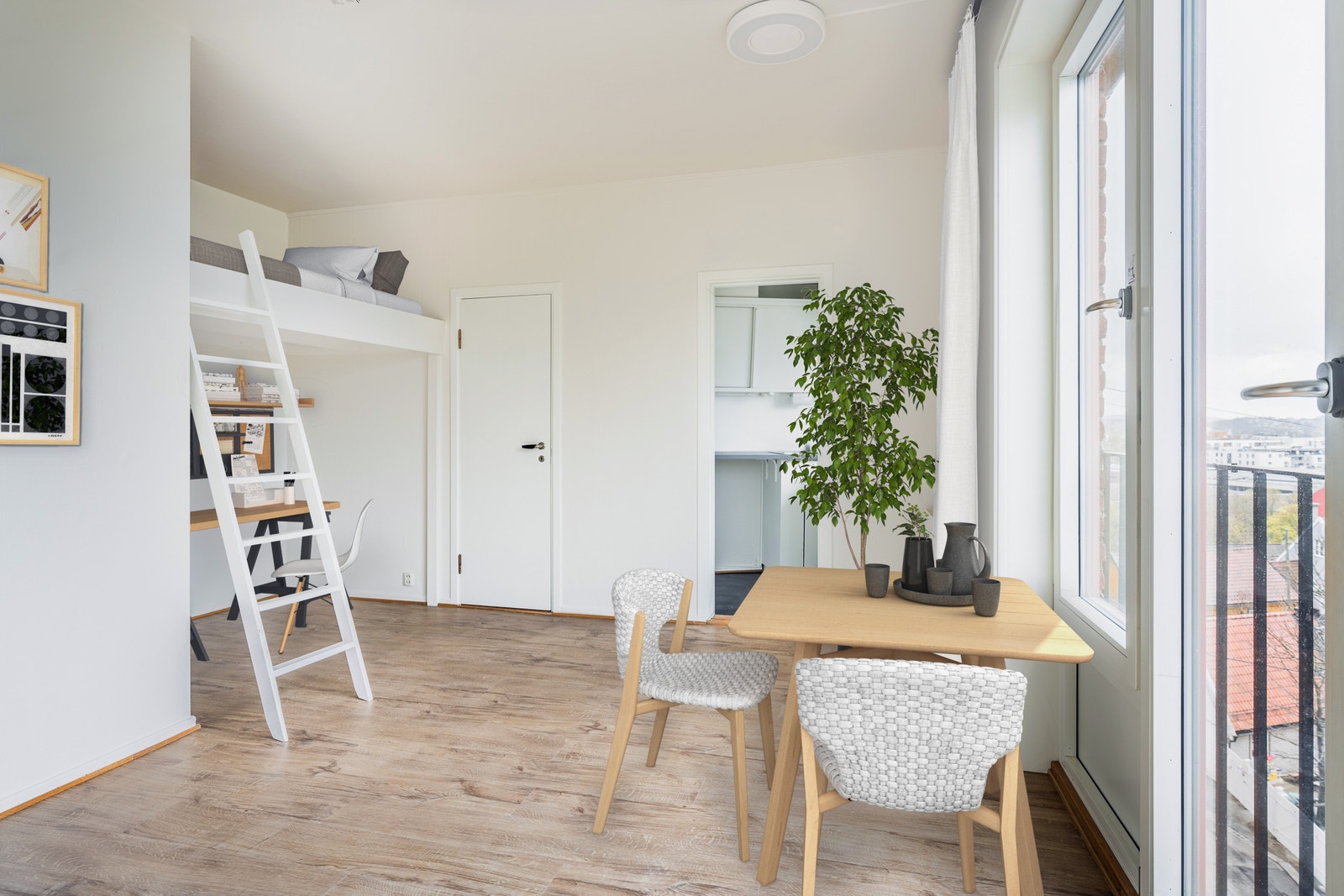 Illustrasjonsmøbler Galleribilde