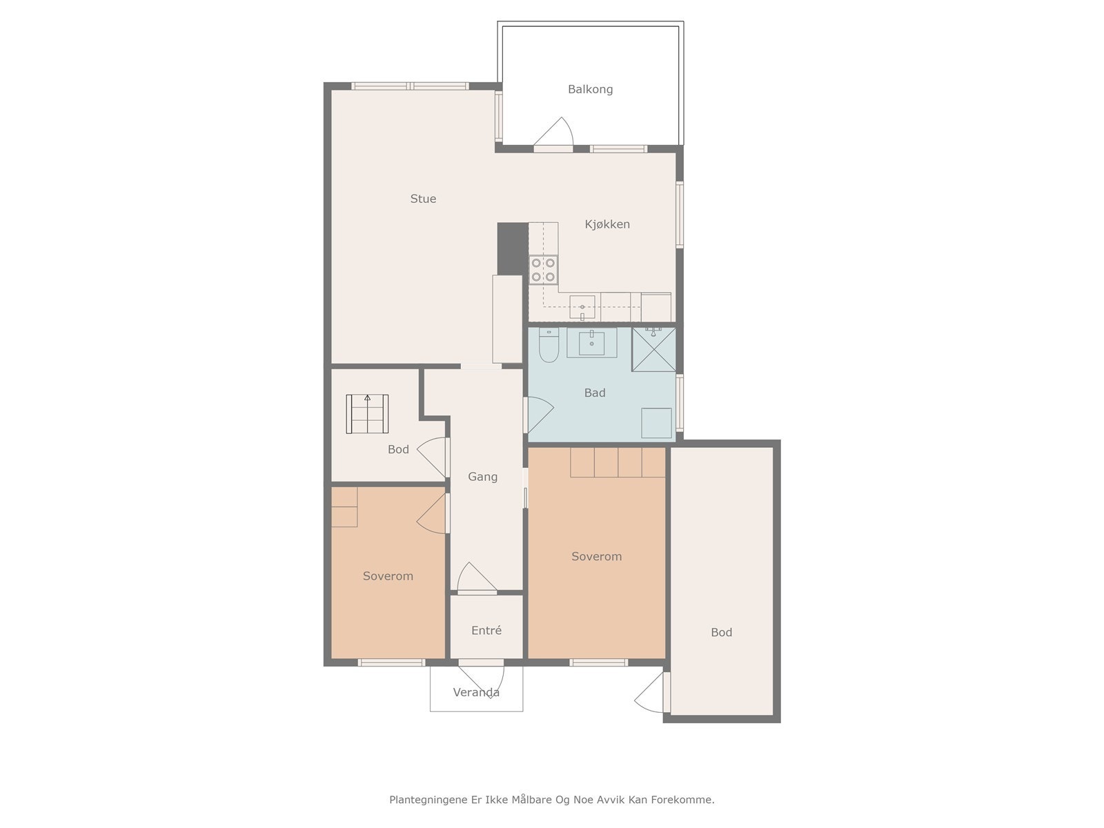 Planløsning hovedplan Galleribilde