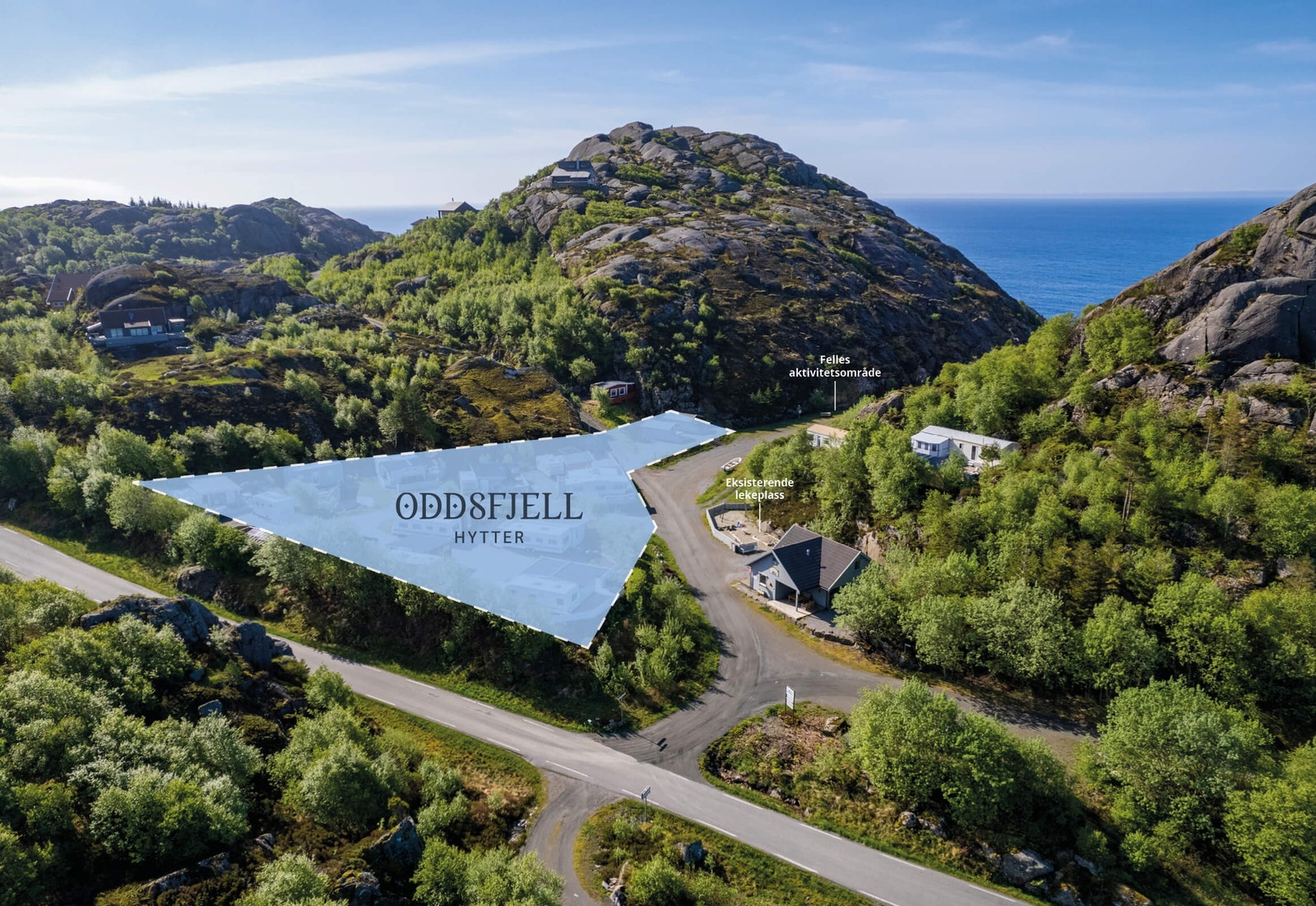 Plassering av hyttetunet Galleribilde