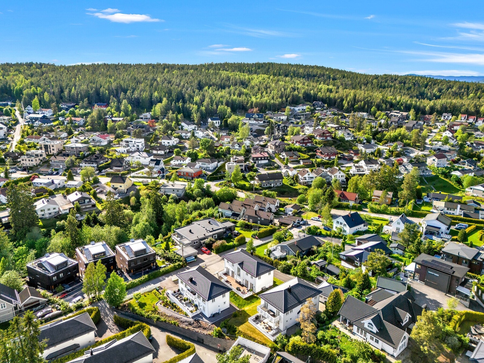 I nærheten finner man skoler, barnehager, offentlig kommunikasjon, flotte rekreasjonsområder, samt et rikt utvalg av fasiliteter og servicetilbud. Galleribilde