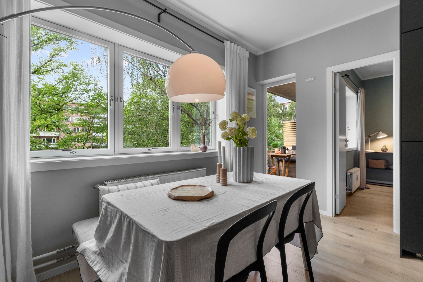 Rommets utforming gjør det enkelt å møblere etter eget behov. Galleribilde