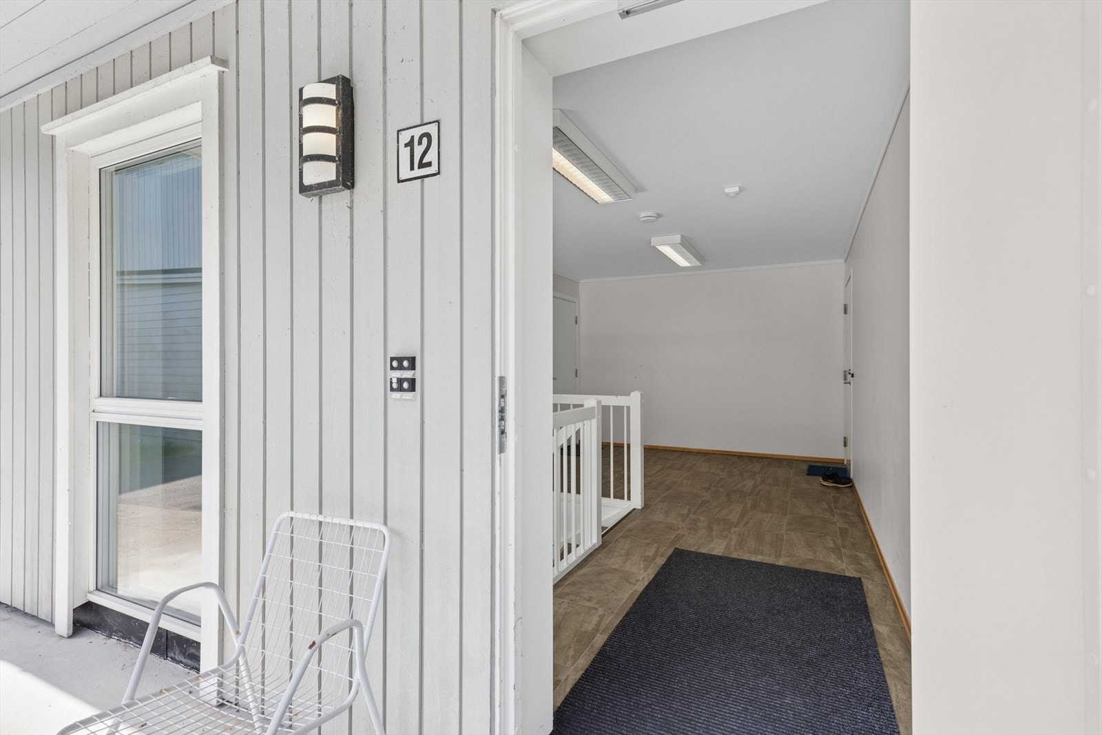 Inngangspartiet er felles for de fire seksjonene. Galleribilde