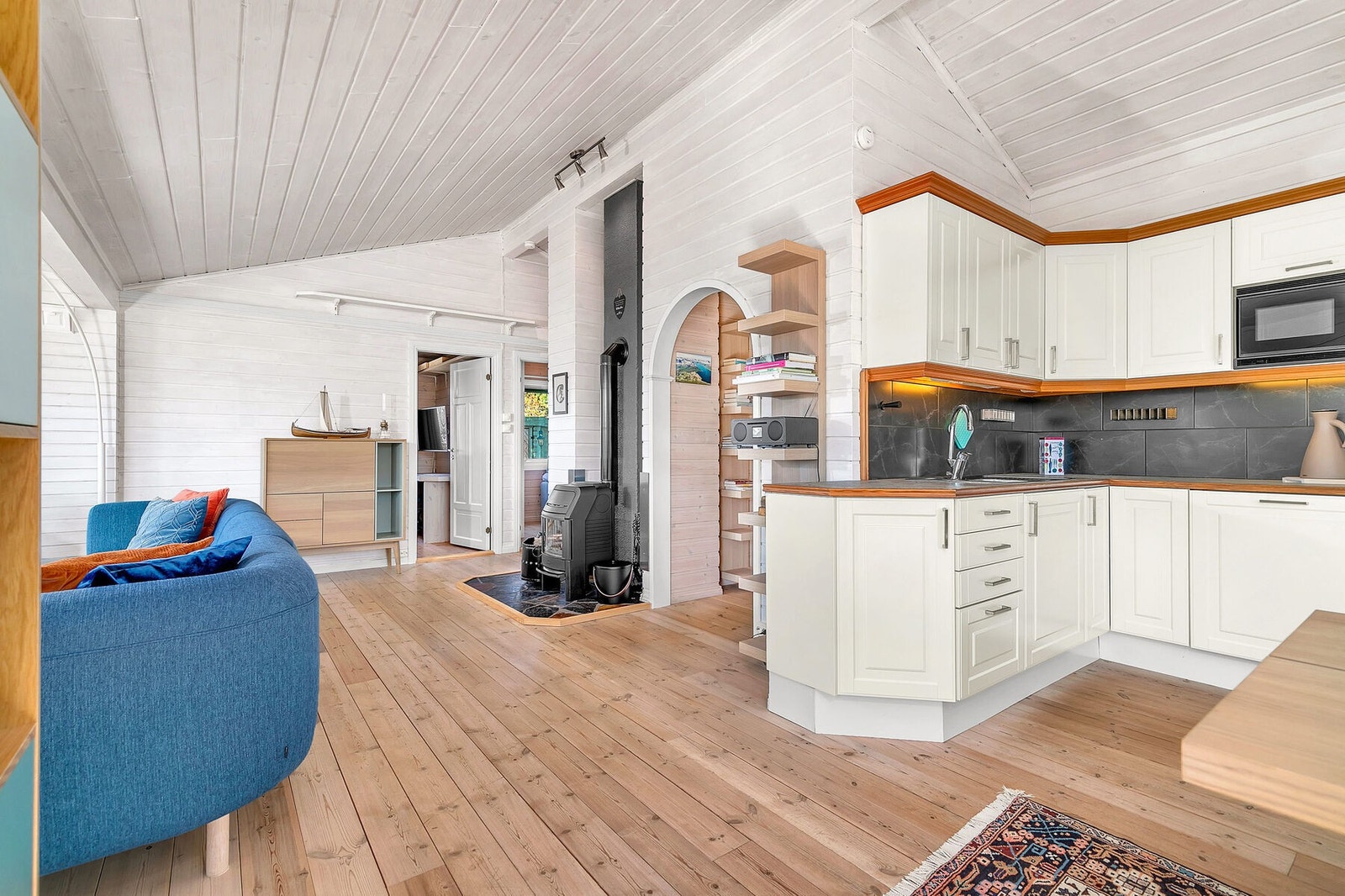 Åpen løsning mot kjøkken Galleribilde