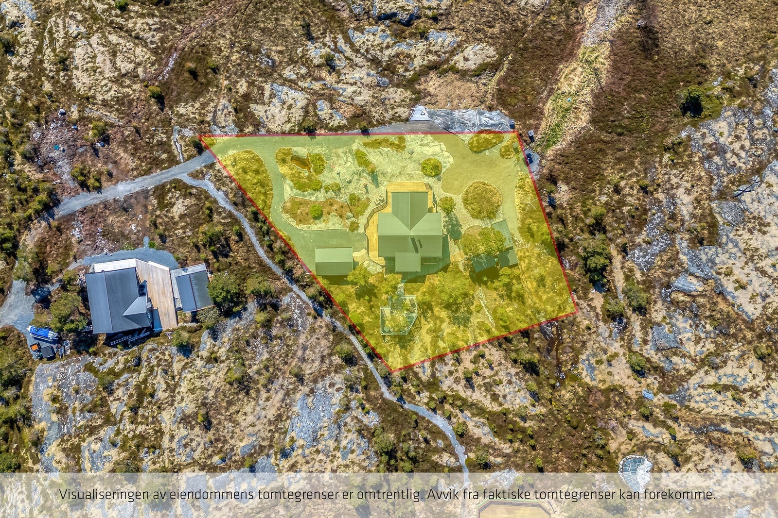 Tomten avmerket Galleribilde