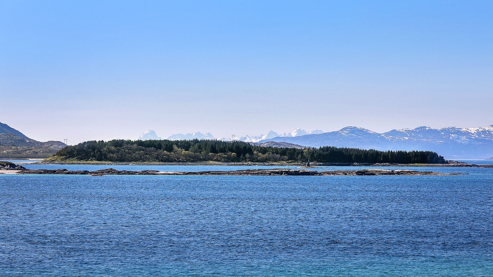 Praktfull sjøutsikt Galleribilde