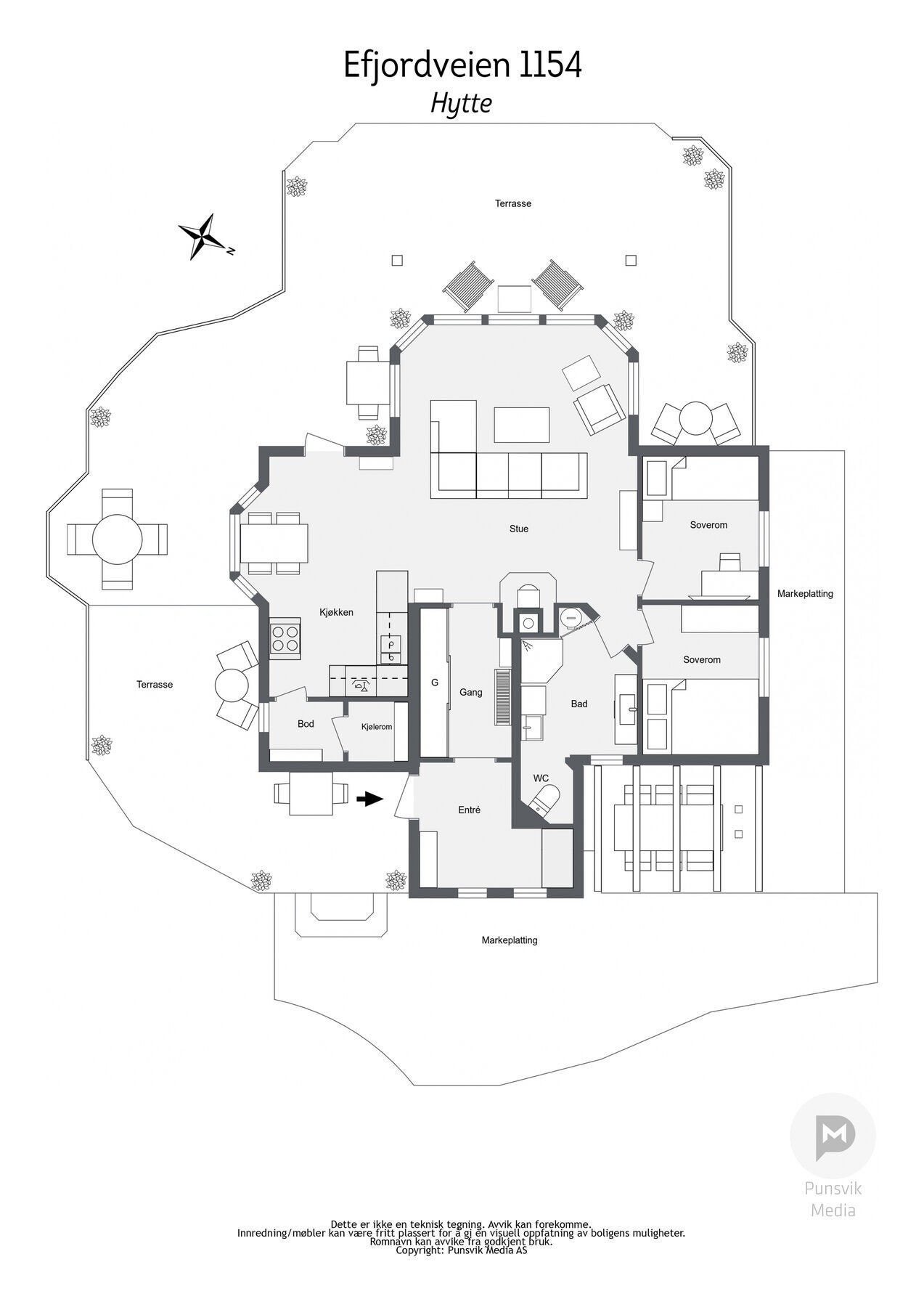 Plantegning Galleribilde