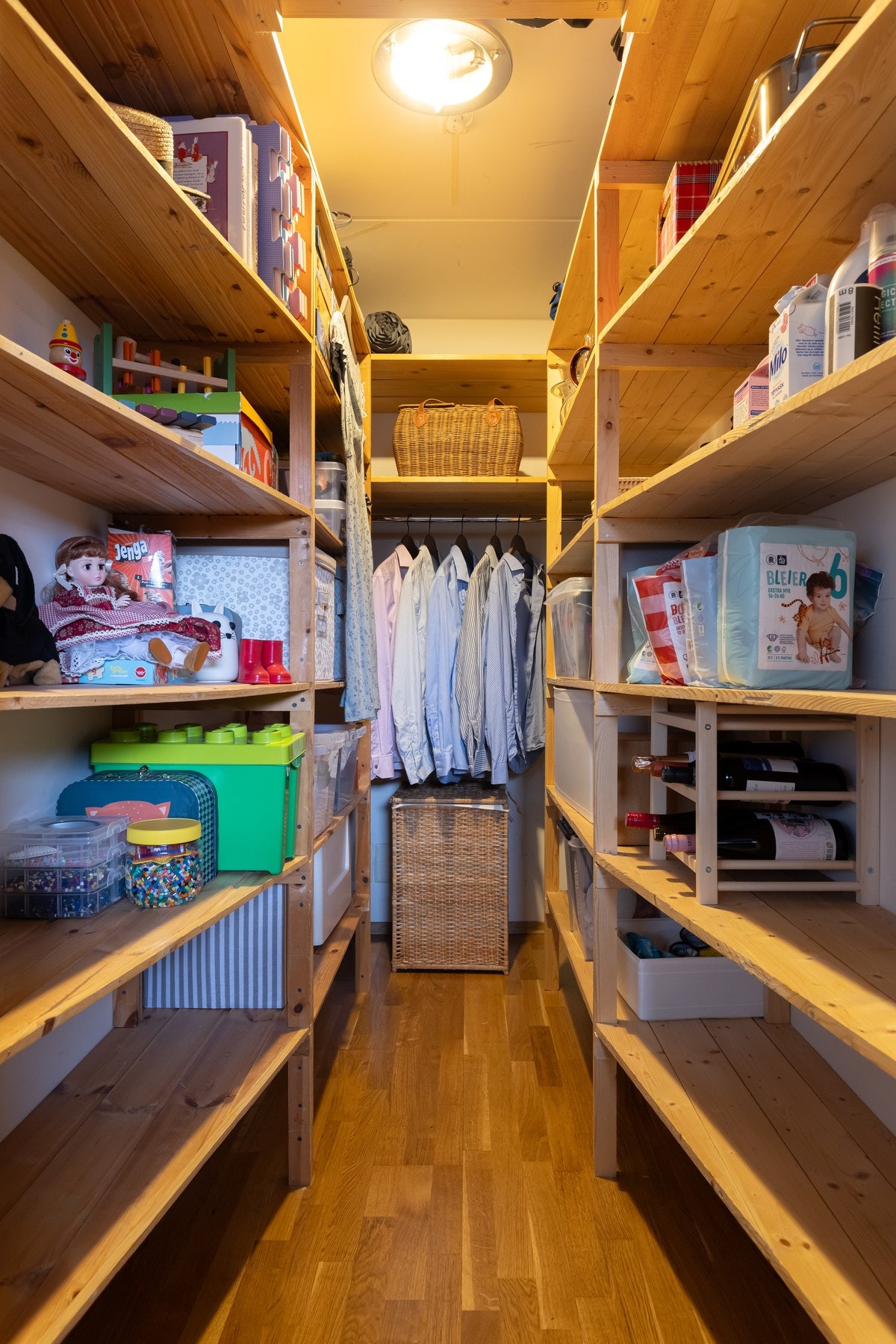 Her er det godt med lagringsplass. Galleribilde