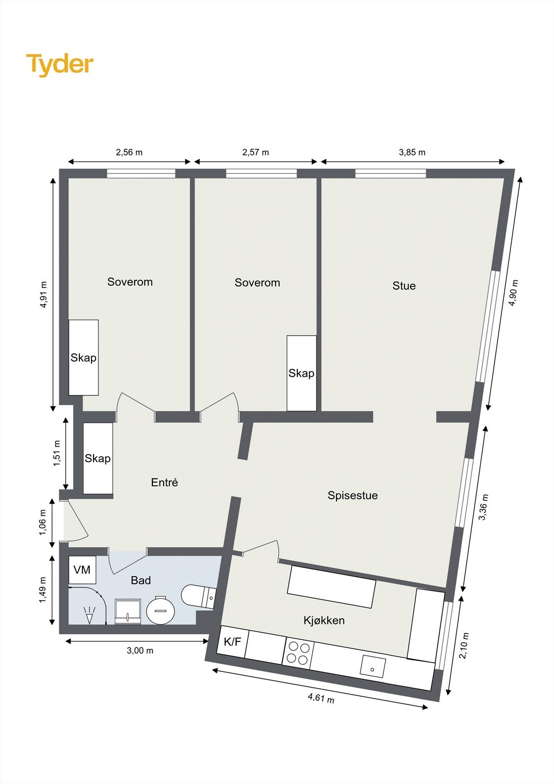 Plantegning Galleribilde
