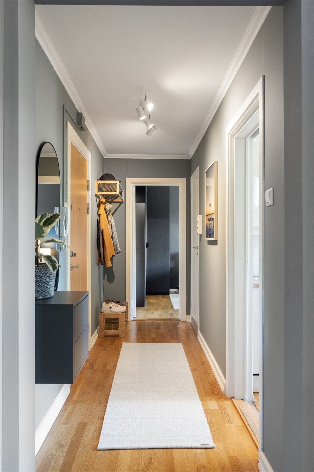 Fra gangen er det adkomst til soverommet. Galleribilde