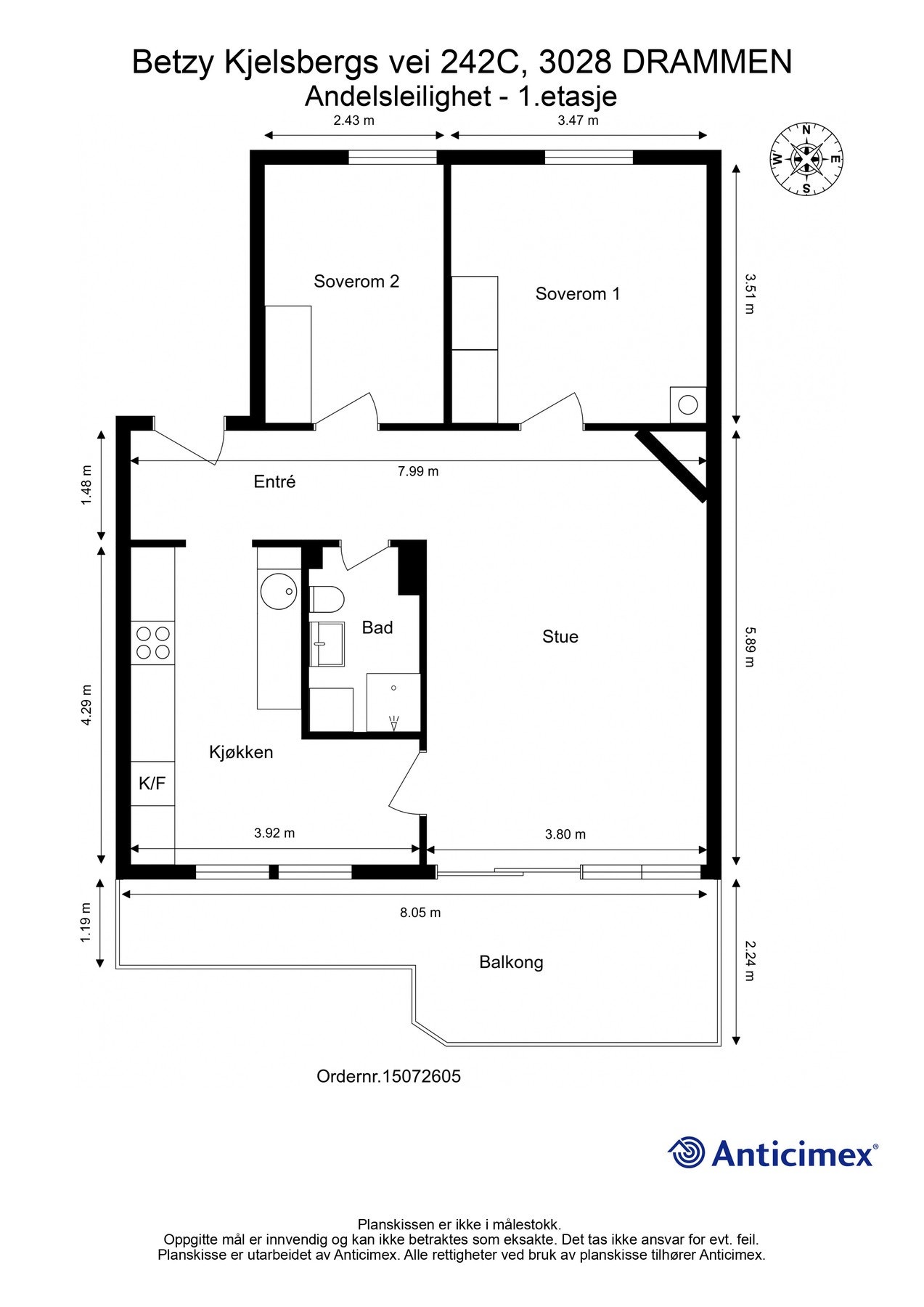 Plantegning Galleribilde