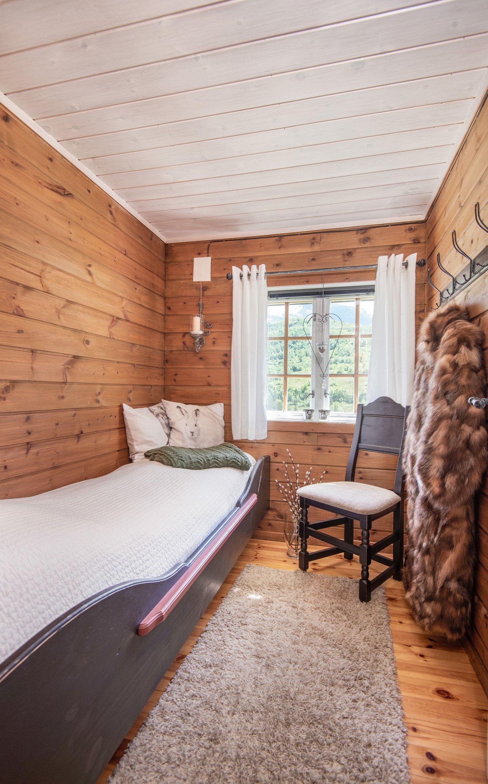 Soverom med plass til enkeltseng. Galleribilde