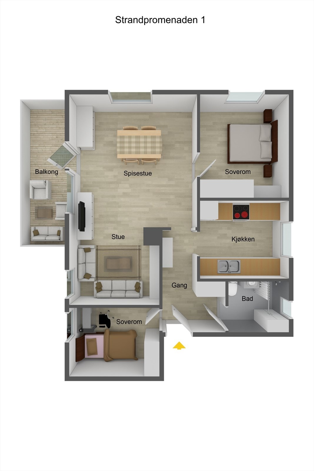 Strandpromenaden 1_3D.jpg Galleribilde