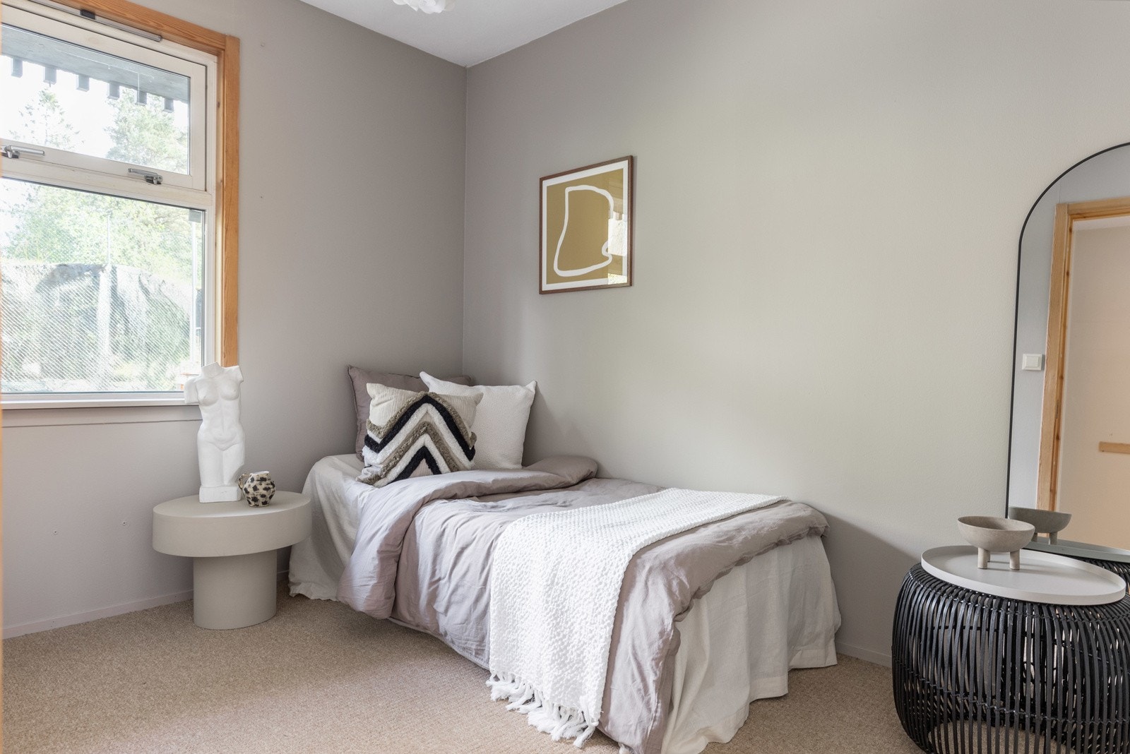 To ekstra soverom i hver sin fløy - fleksible og perfekte som barnerom, gjesterom eller hjemmekontor. Galleribilde