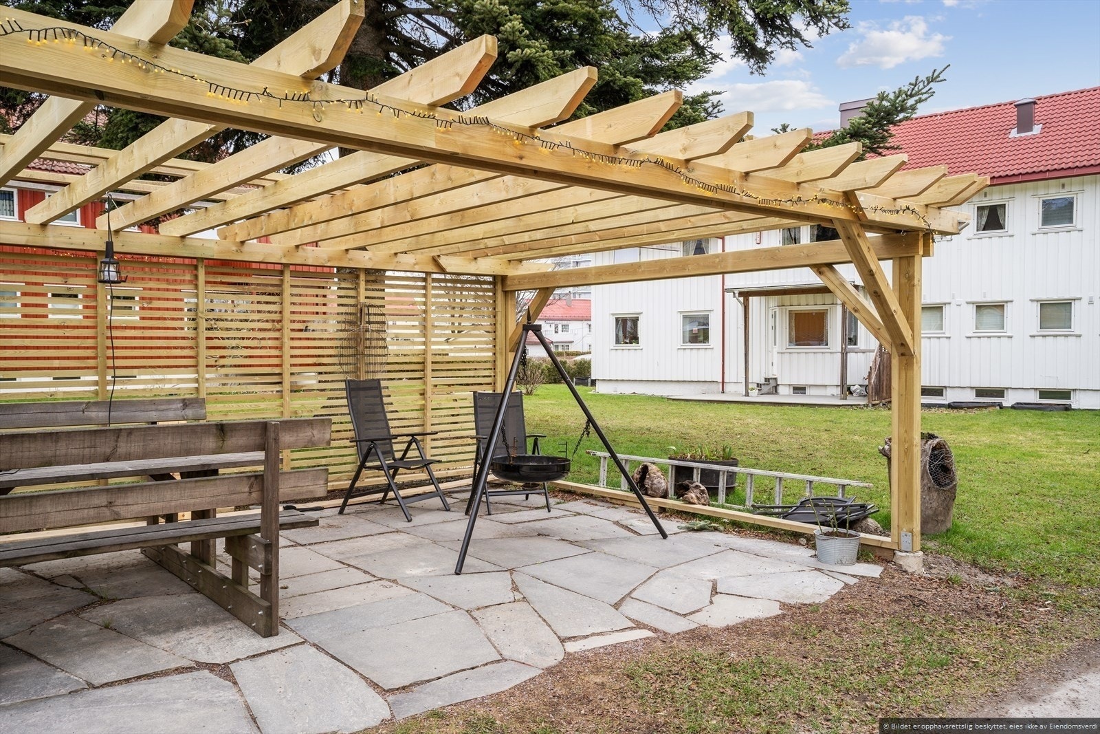 Hyggelig "atrium" til glede for beboerne. Galleribilde