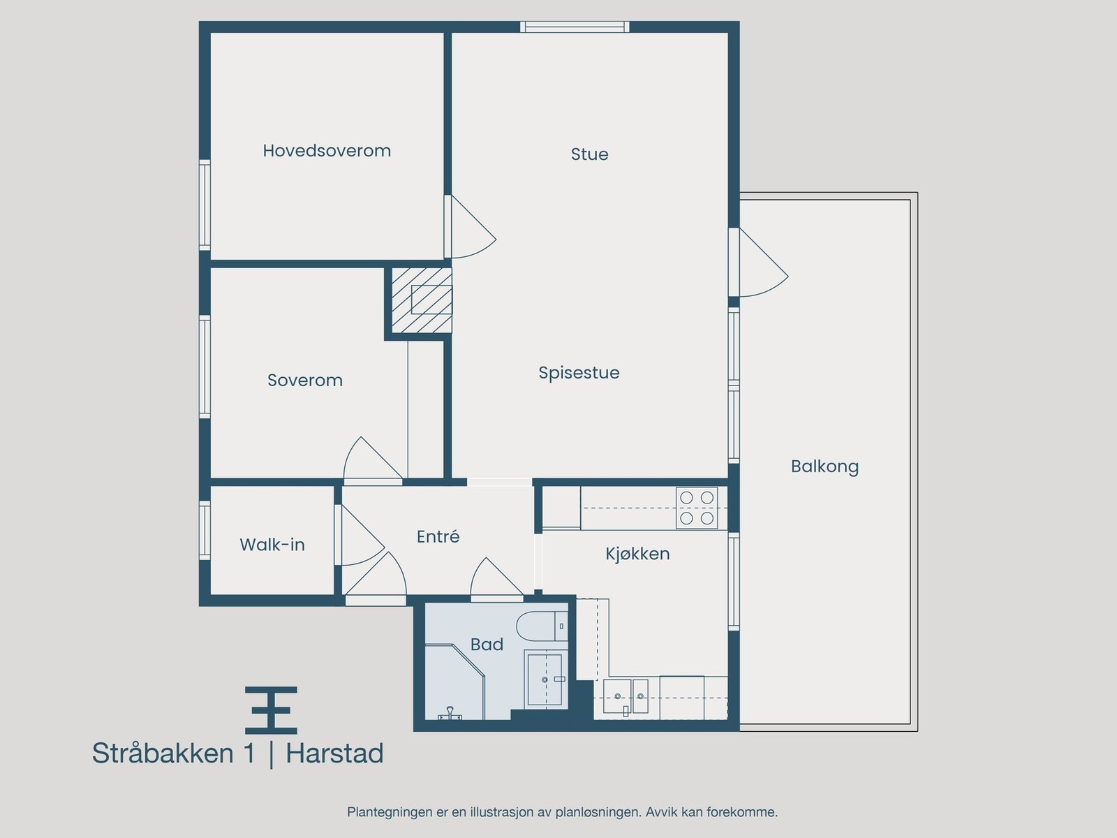 Plantegning Galleribilde