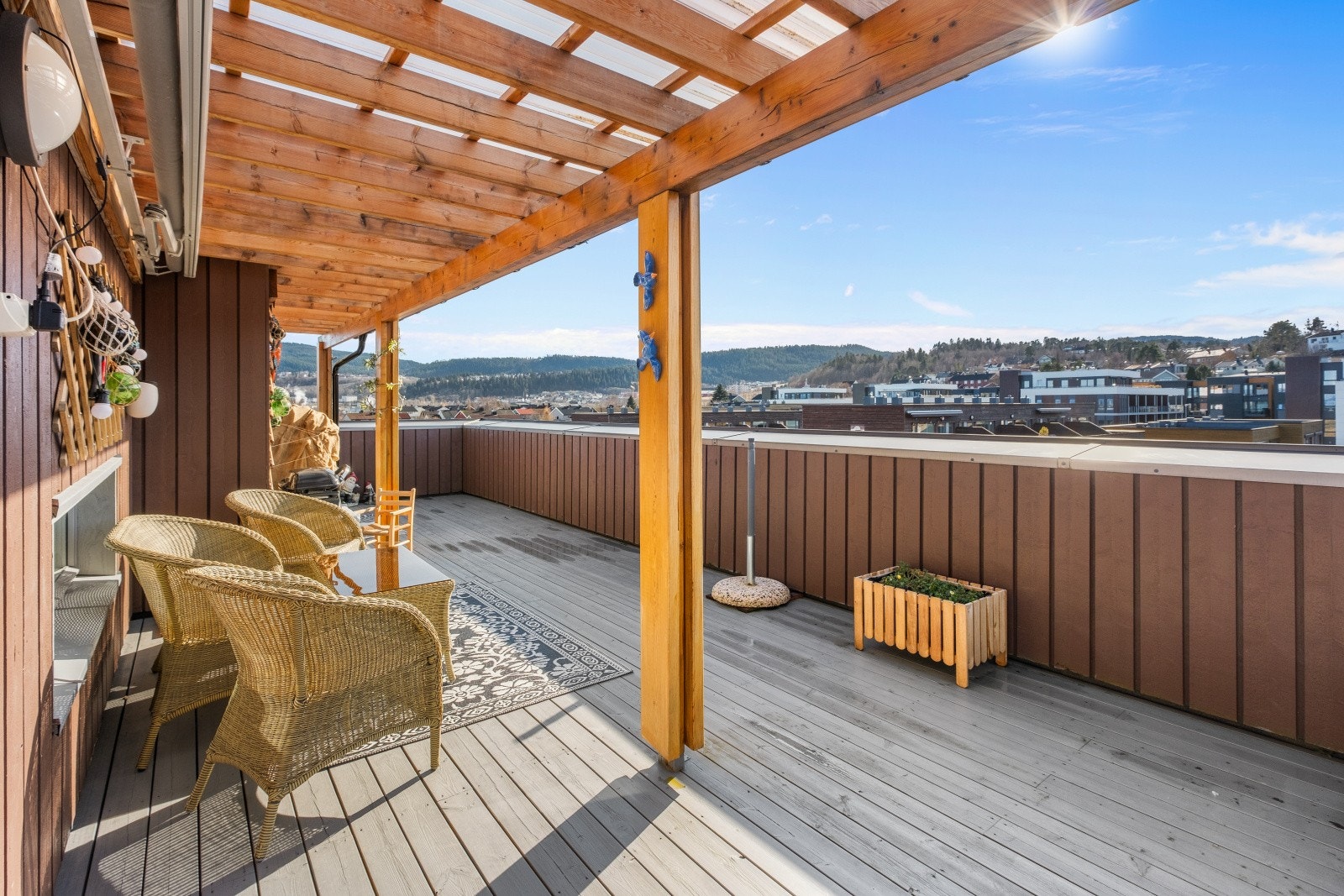 Her kan man nyte lange solrike dager -og kvelder. Galleribilde