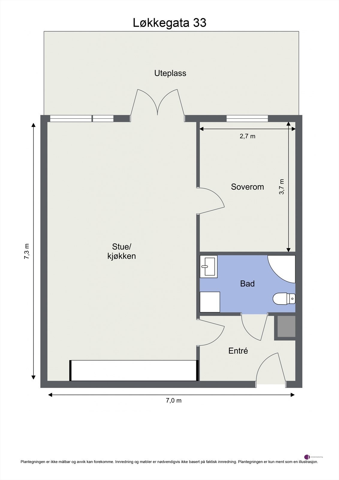 Plantegning 1. etasje. Galleribilde
