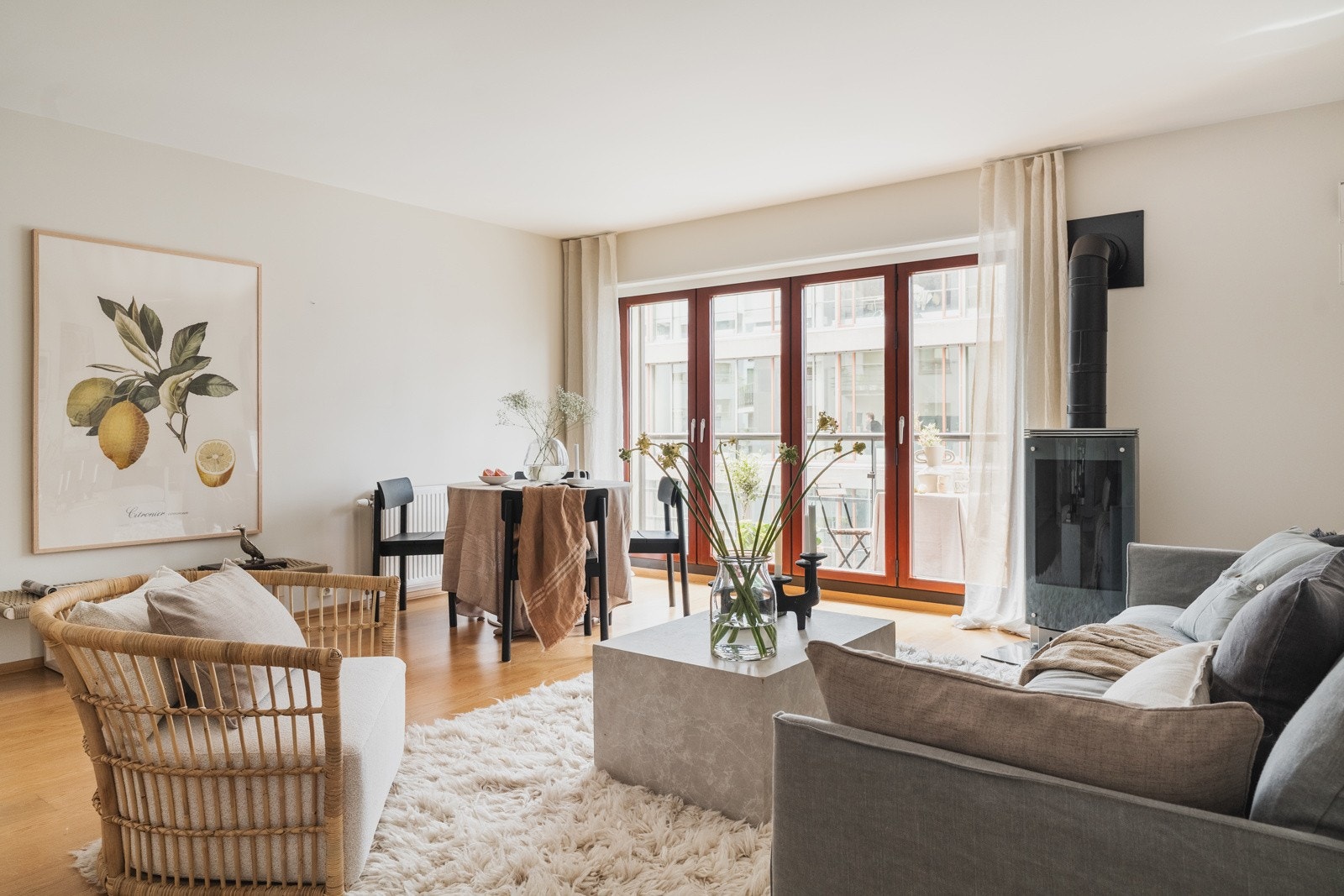 Gasspeis i stue Galleribilde