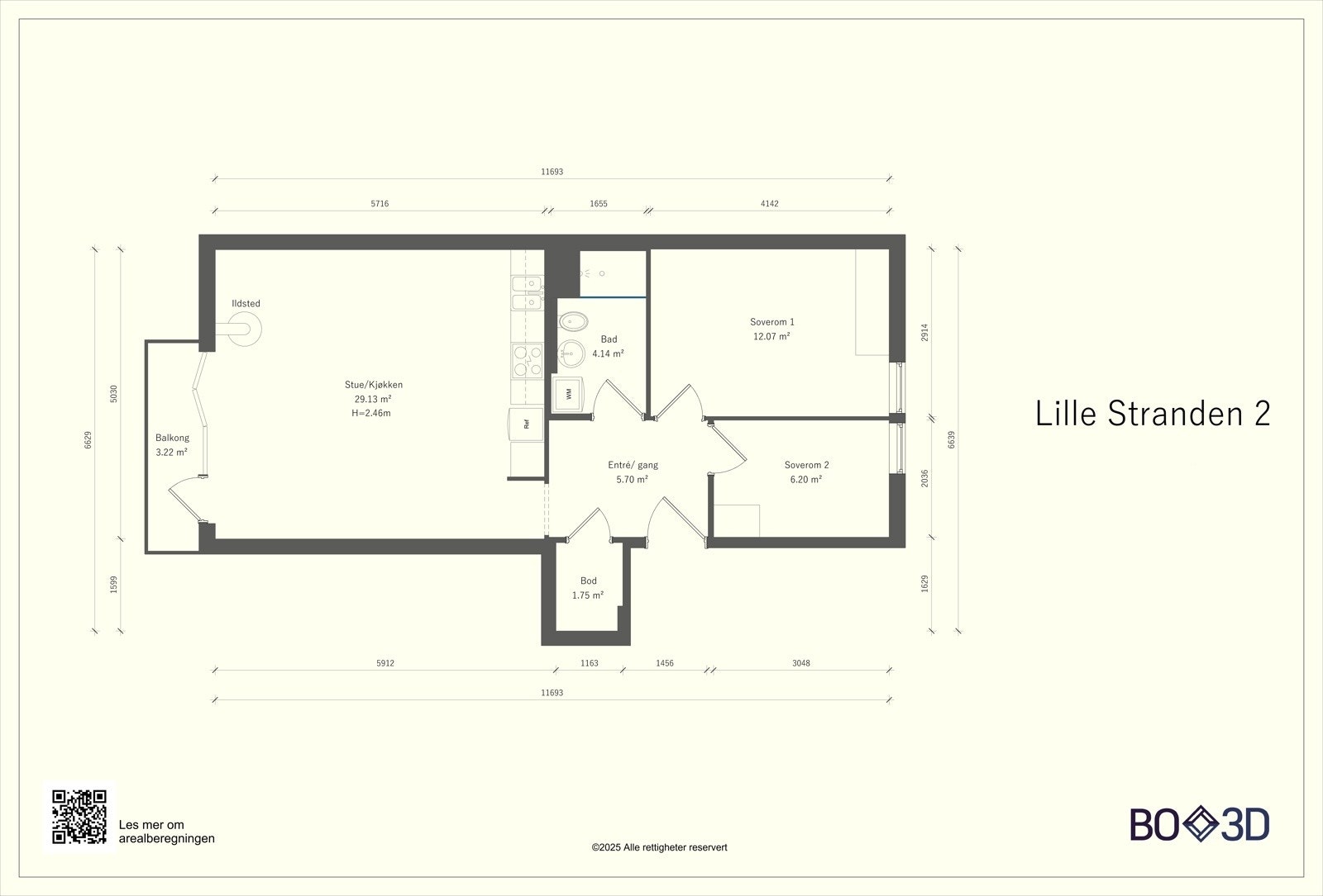 Plantegning. Galleribilde