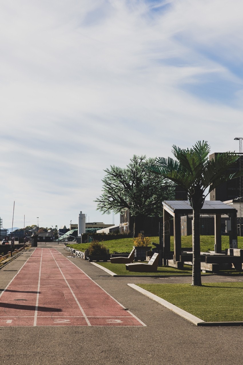 Populær utendørs trening Galleribilde