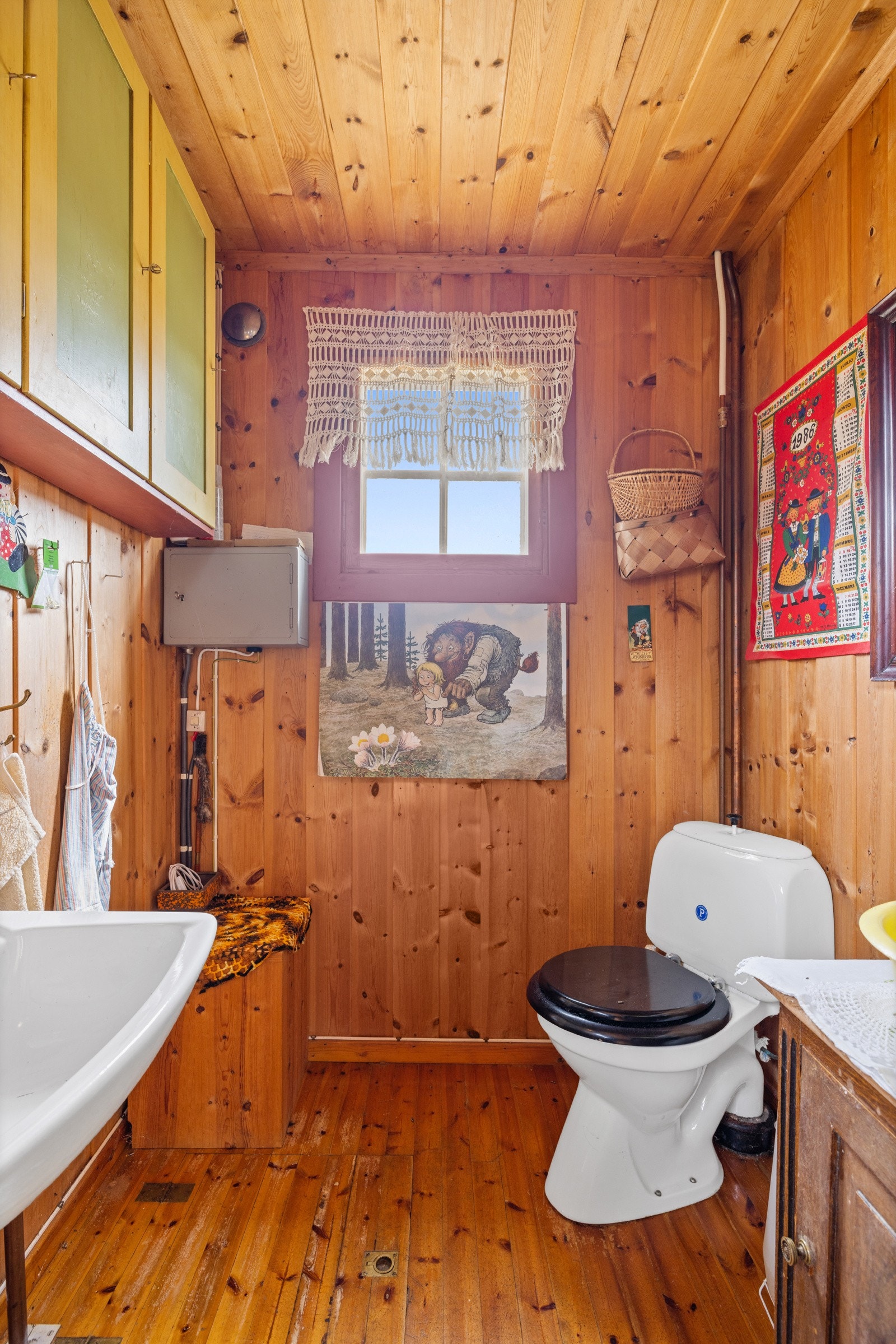 Baderom i hovudhytta Galleribilde